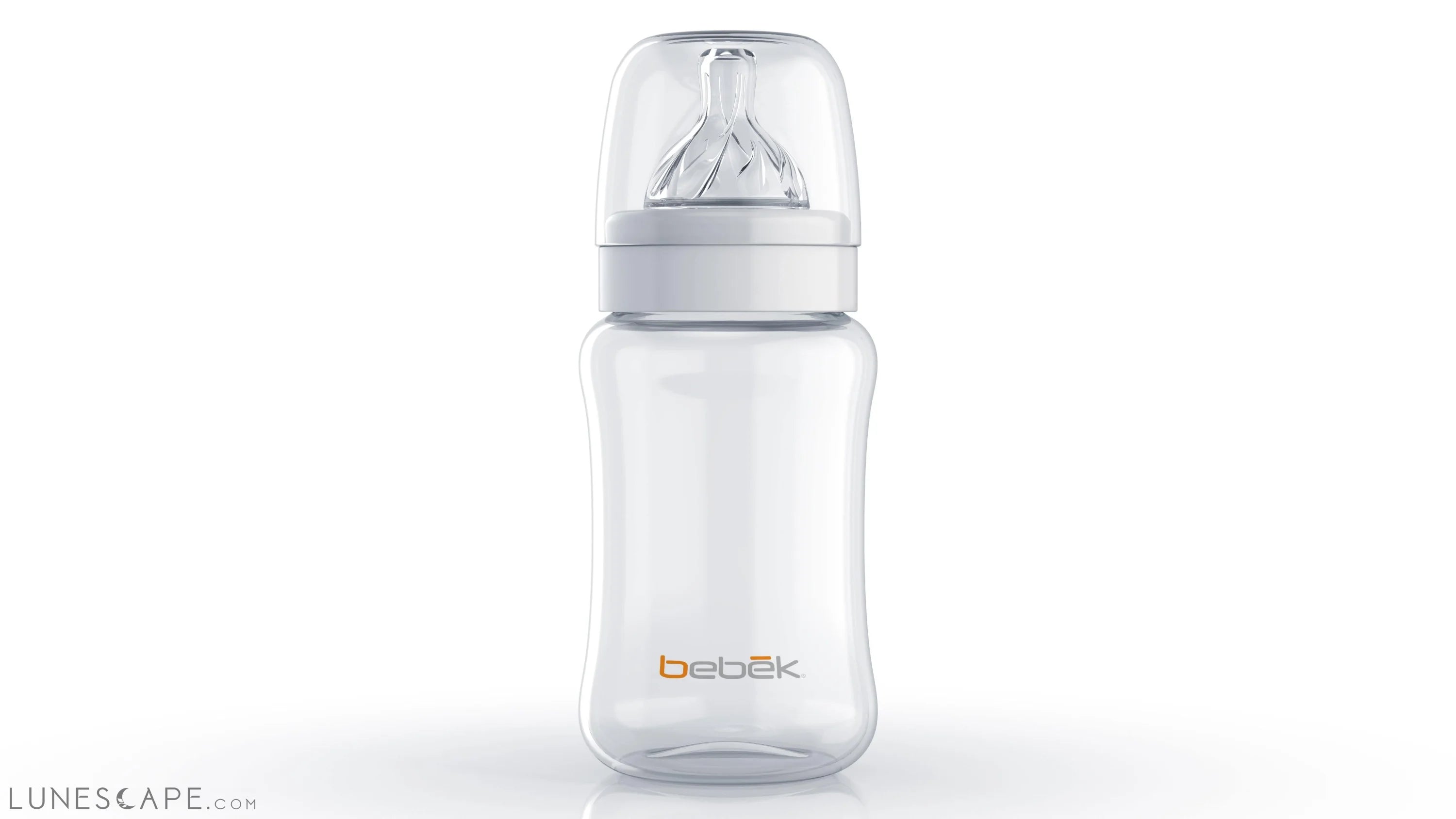 Bebek Classic Anti-Colic Baby Bottle (9 oz) - Pack of 2. BPA Free LUNESCAPE