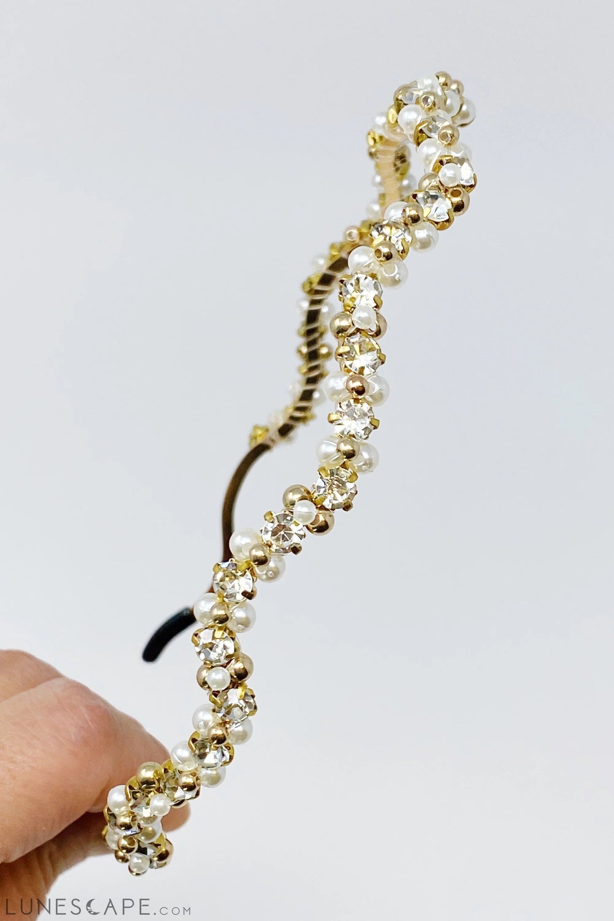 Bedazzled Crystal Headband LUNESCAPE