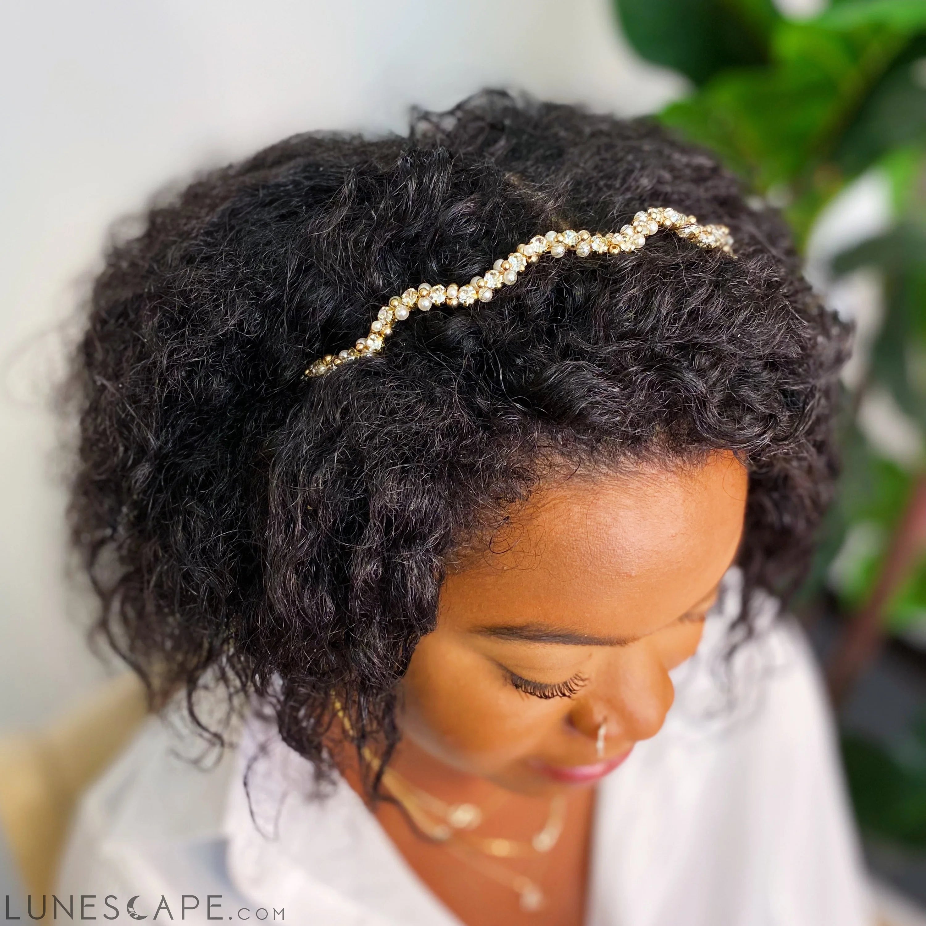 Bedazzled Crystal Headband LUNESCAPE