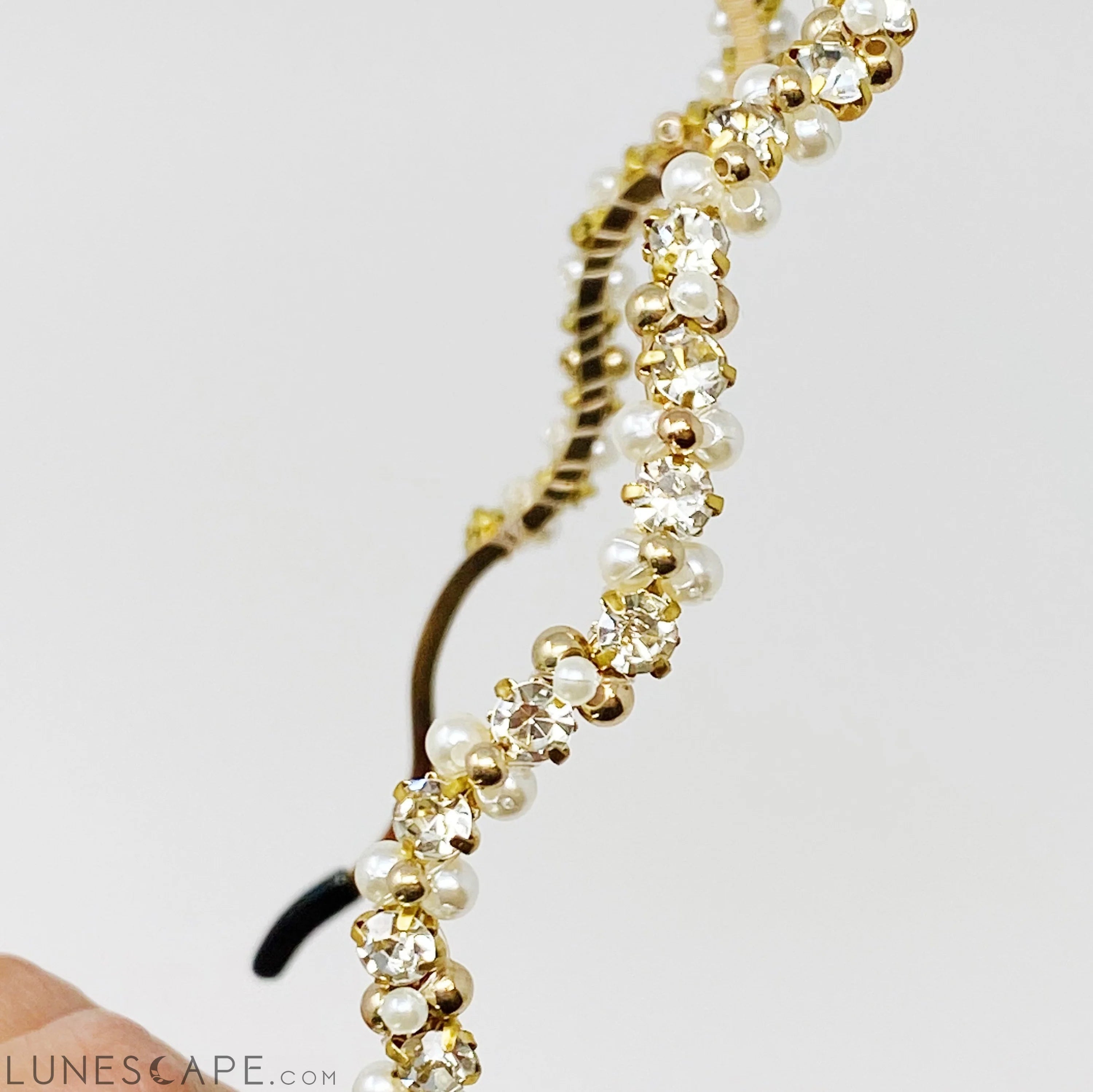 Bedazzled Crystal Headband LUNESCAPE