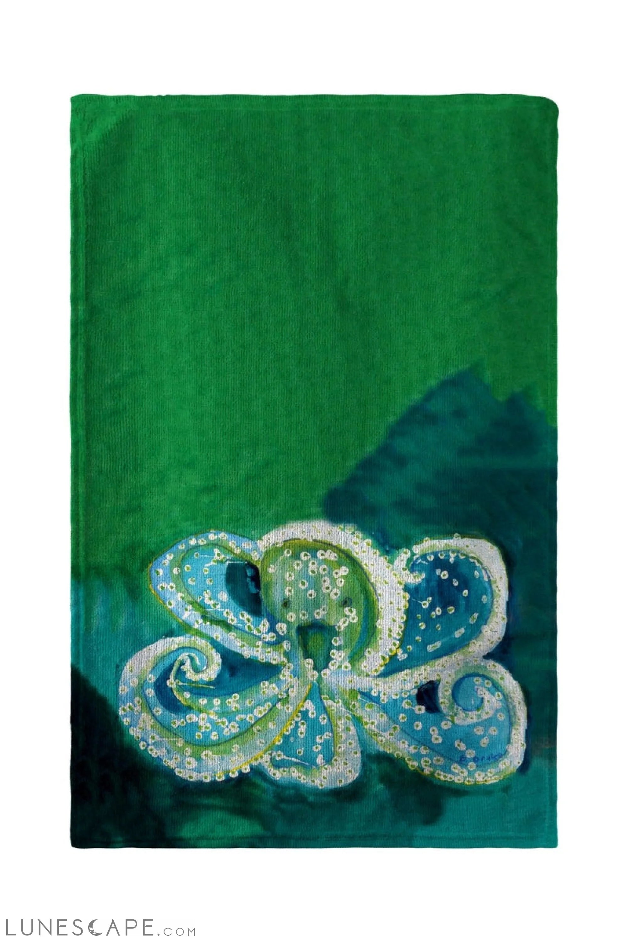 Betsy Drake 30 x 50 in. Octopus Beach Towel LUNESCAPE