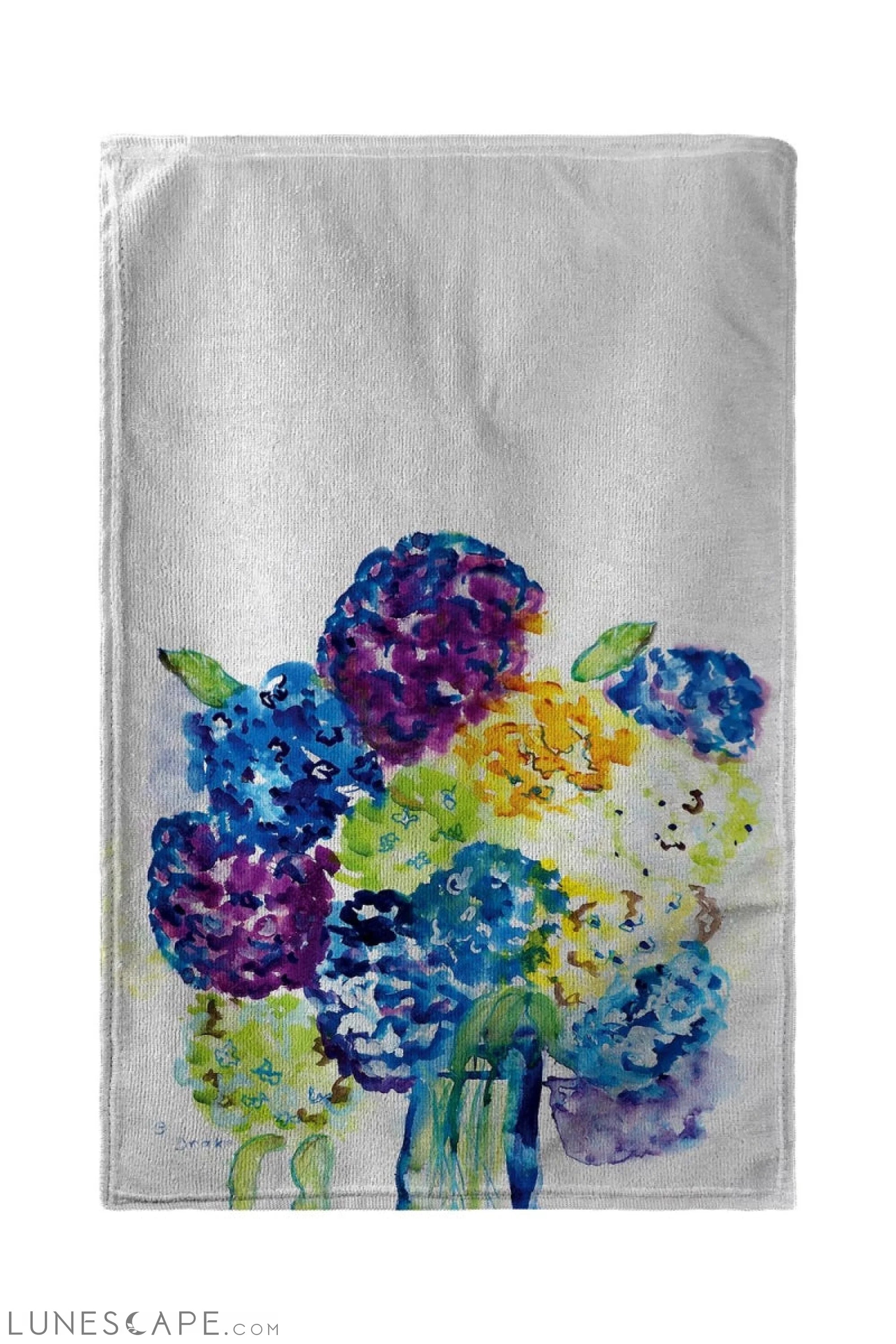Betsy Drake Geraniums Beach Towel - 30 x 50 in. LUNESCAPE