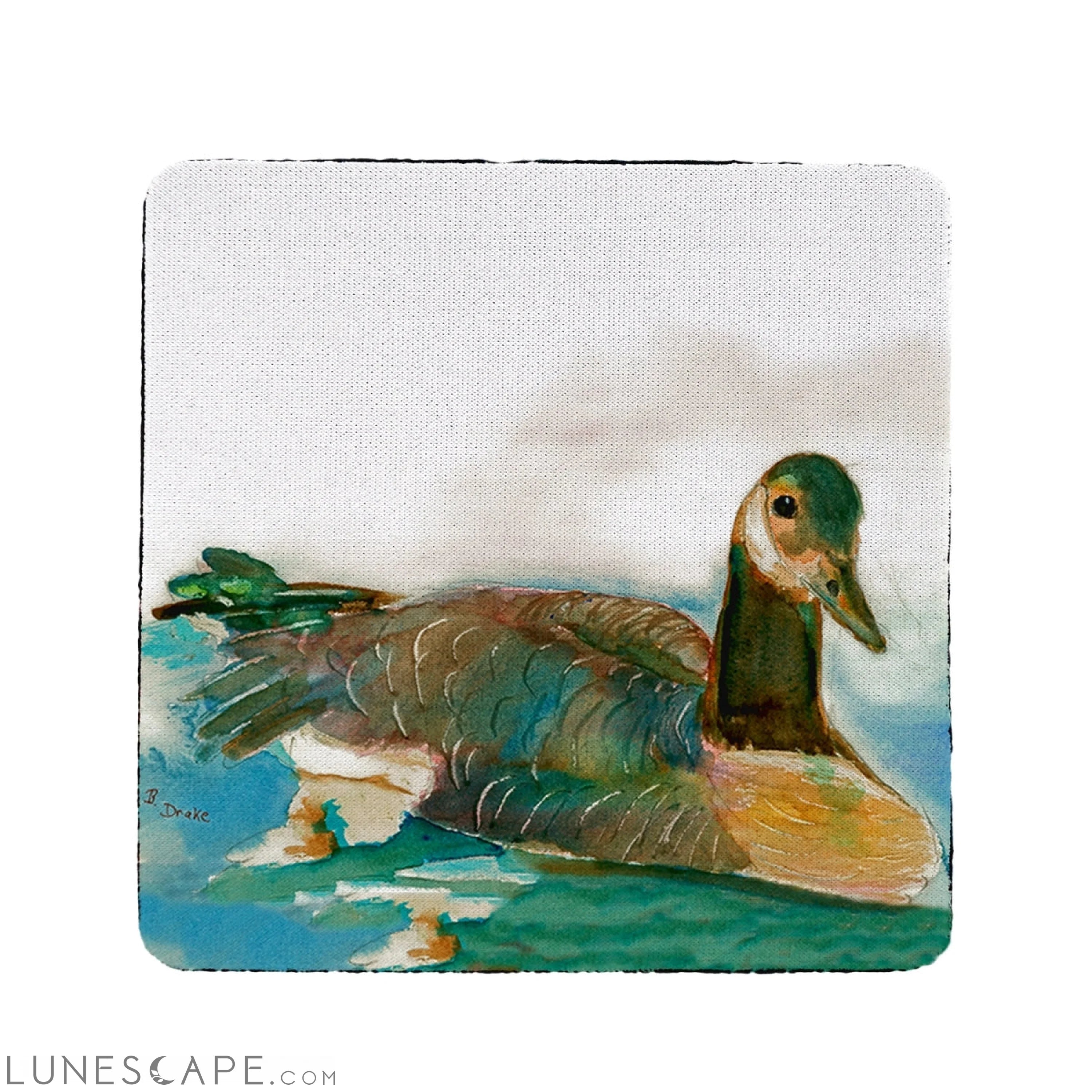 Betsy Drake Goose Coaster - Set of 4 LUNESCAPE