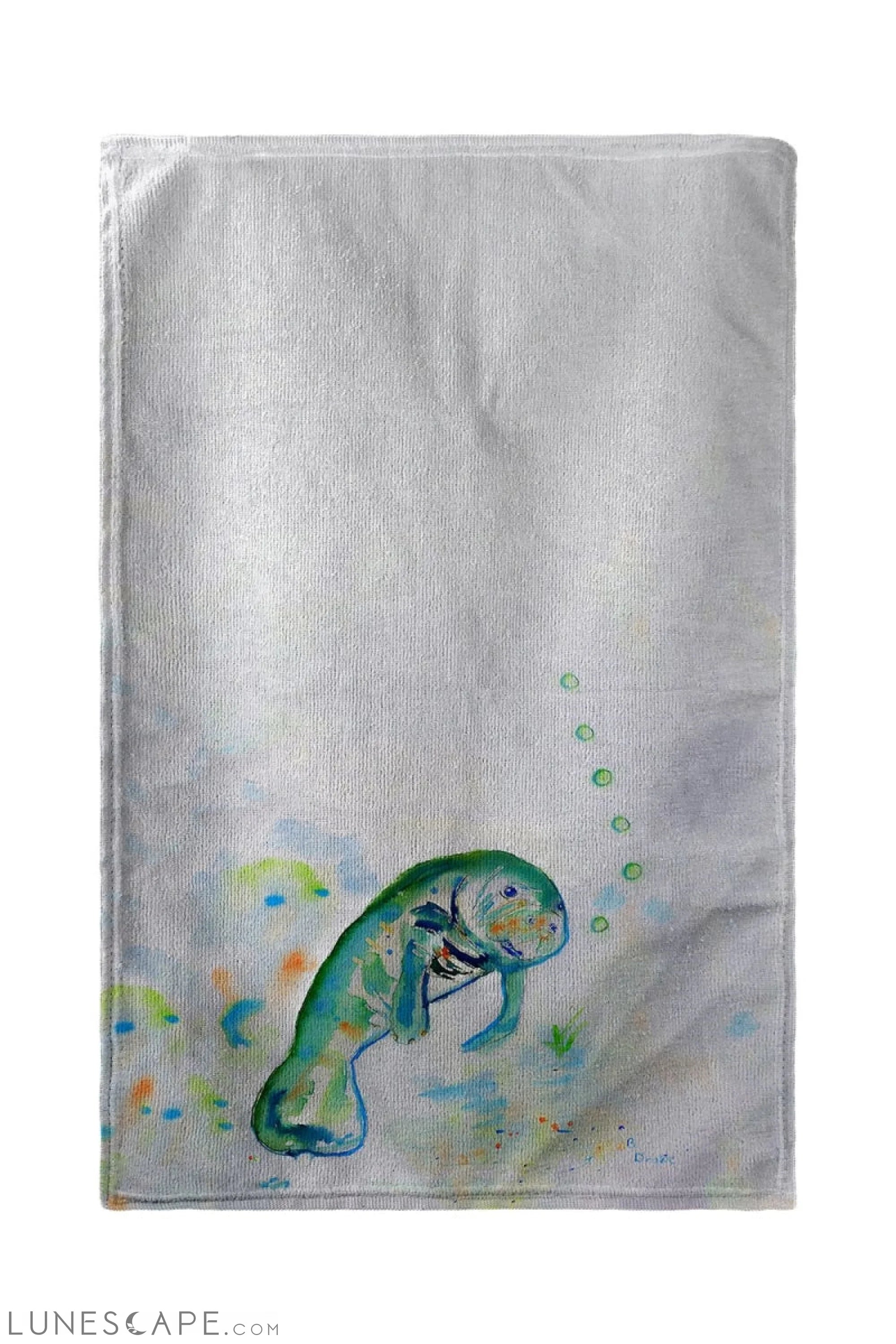 Betsy Drake Manatee Beach Towel - 30 x 50 in. LUNESCAPE