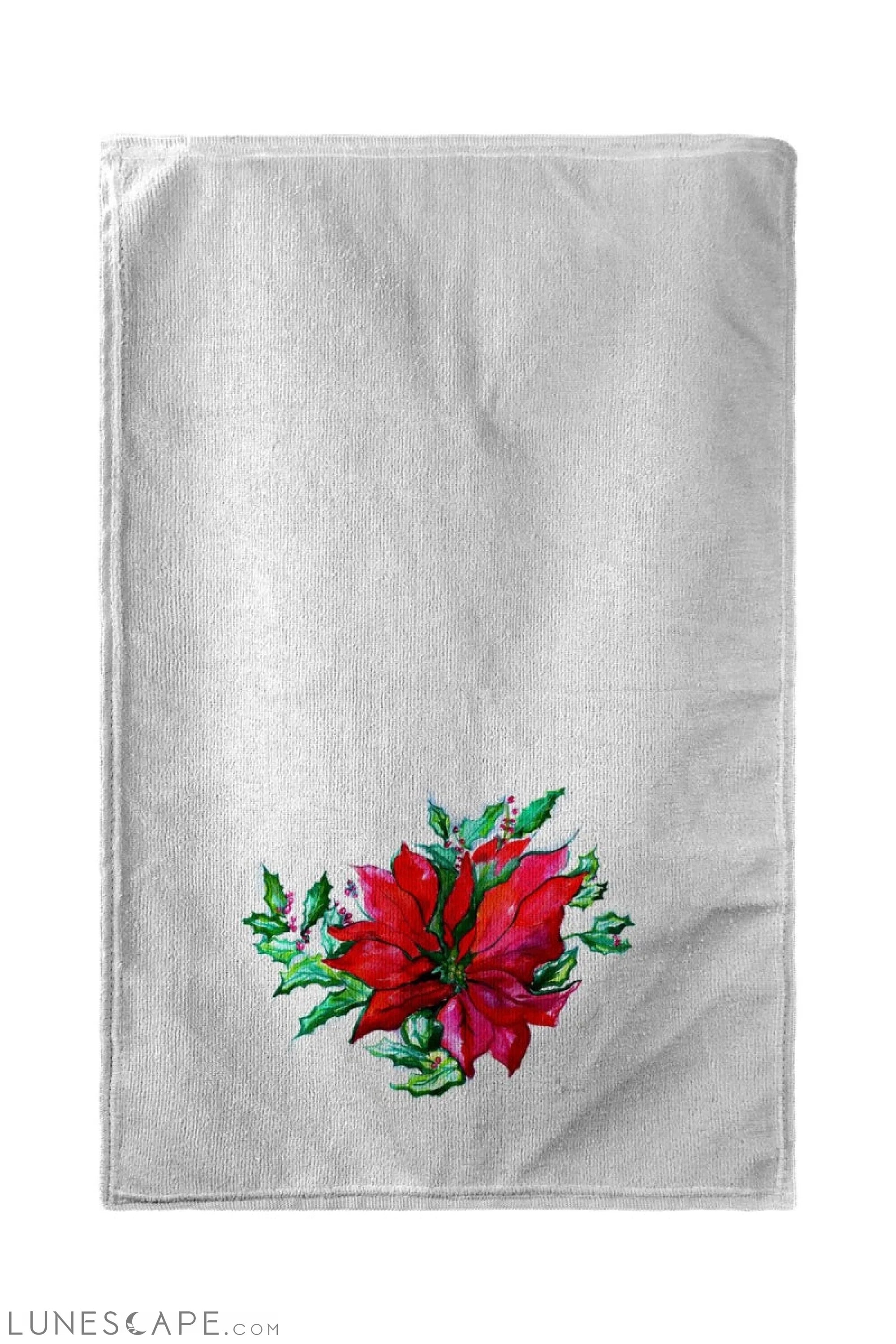 Betsy Drake Poinsettia Beach Towel - 30 x 50 in. LUNESCAPE