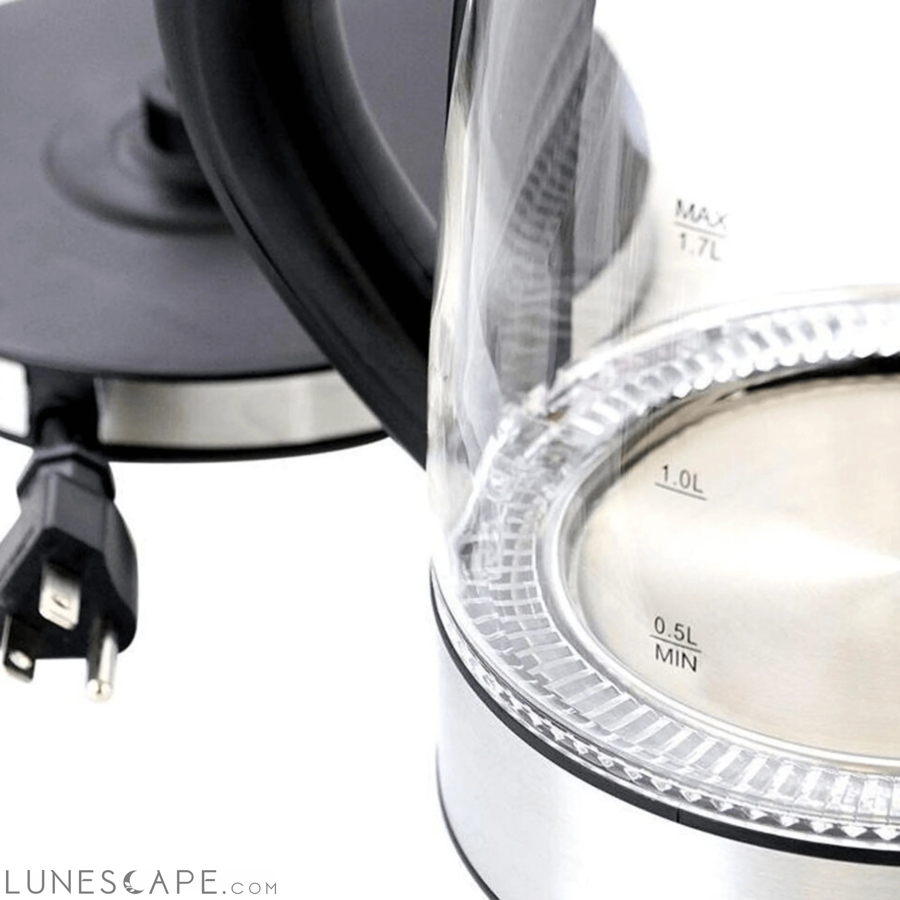 Better Chef 1500W 7-Cup Cordless Electric Borosilicate Glass Kettle LUNESCAPE