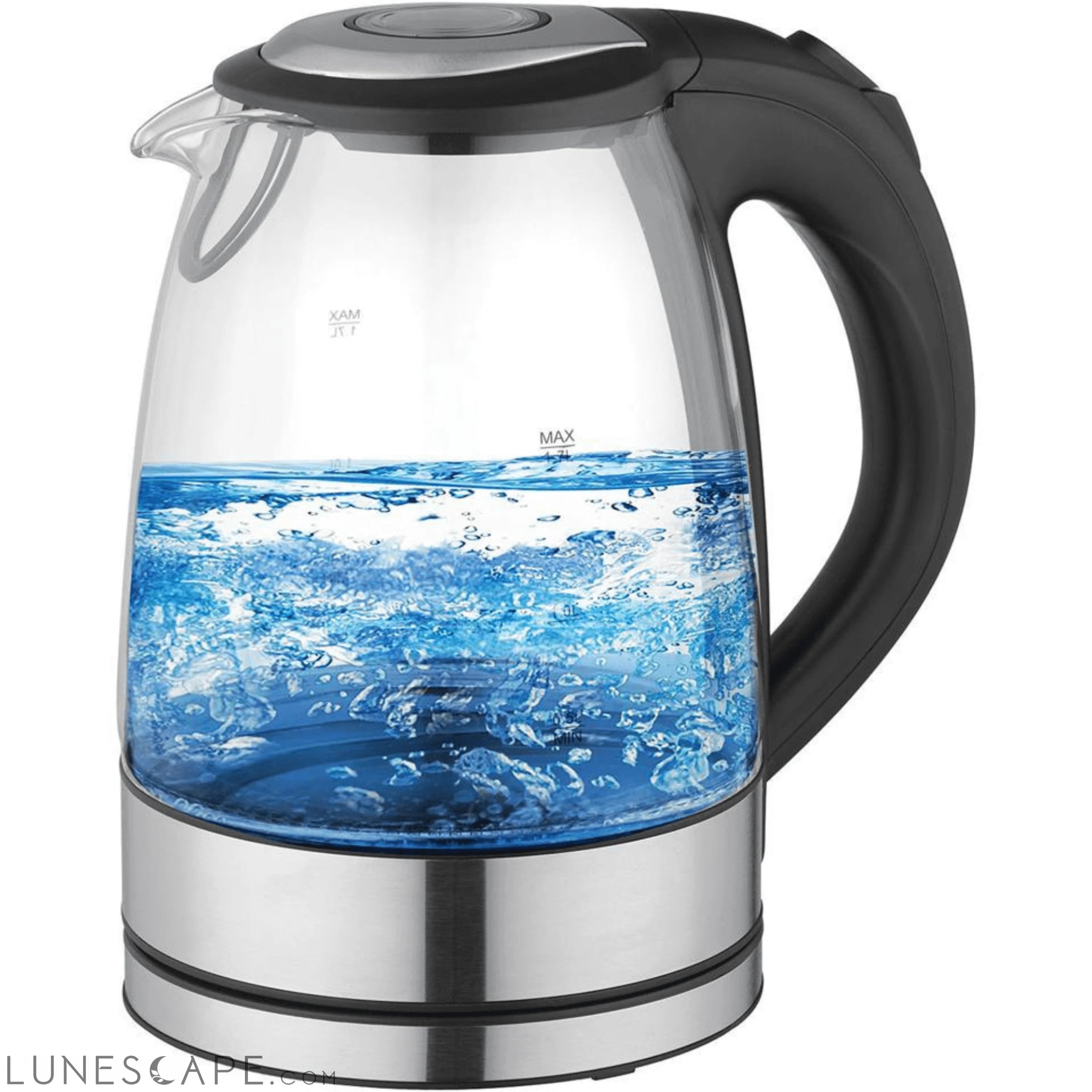 Better Chef 1500W 7-Cup Cordless Electric Borosilicate Glass Kettle LUNESCAPE