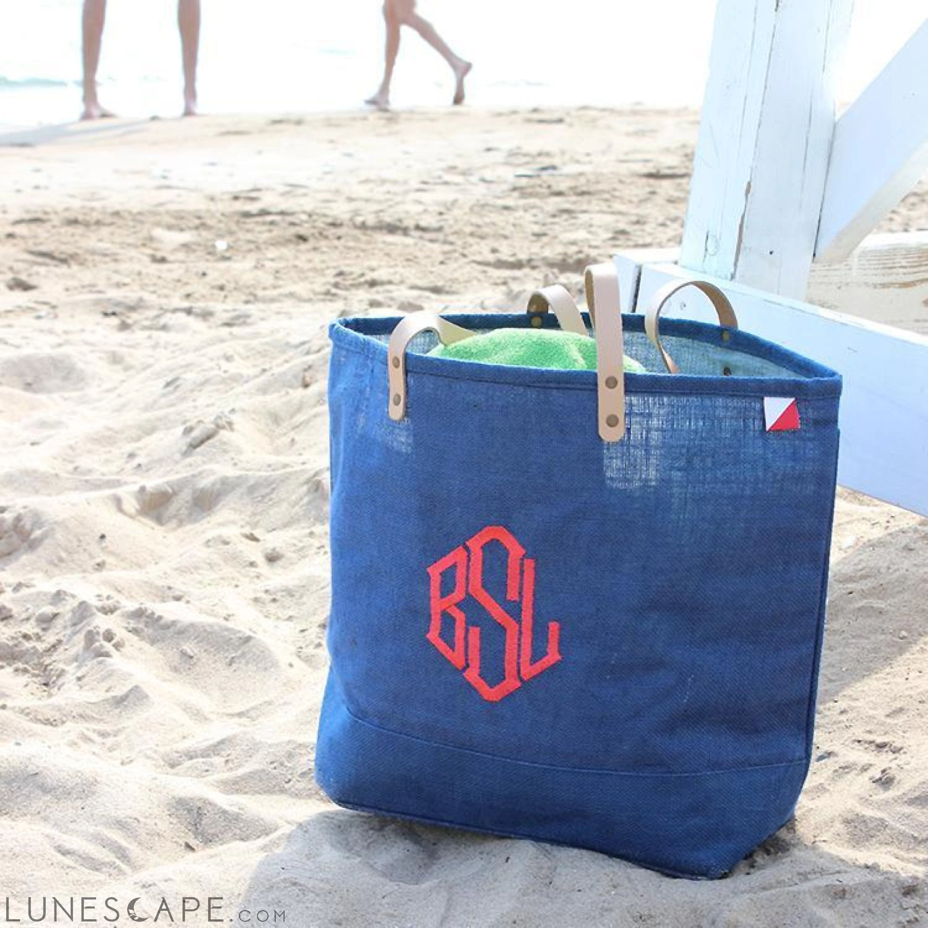 Big Jute Tote Bag LUNESCAPE