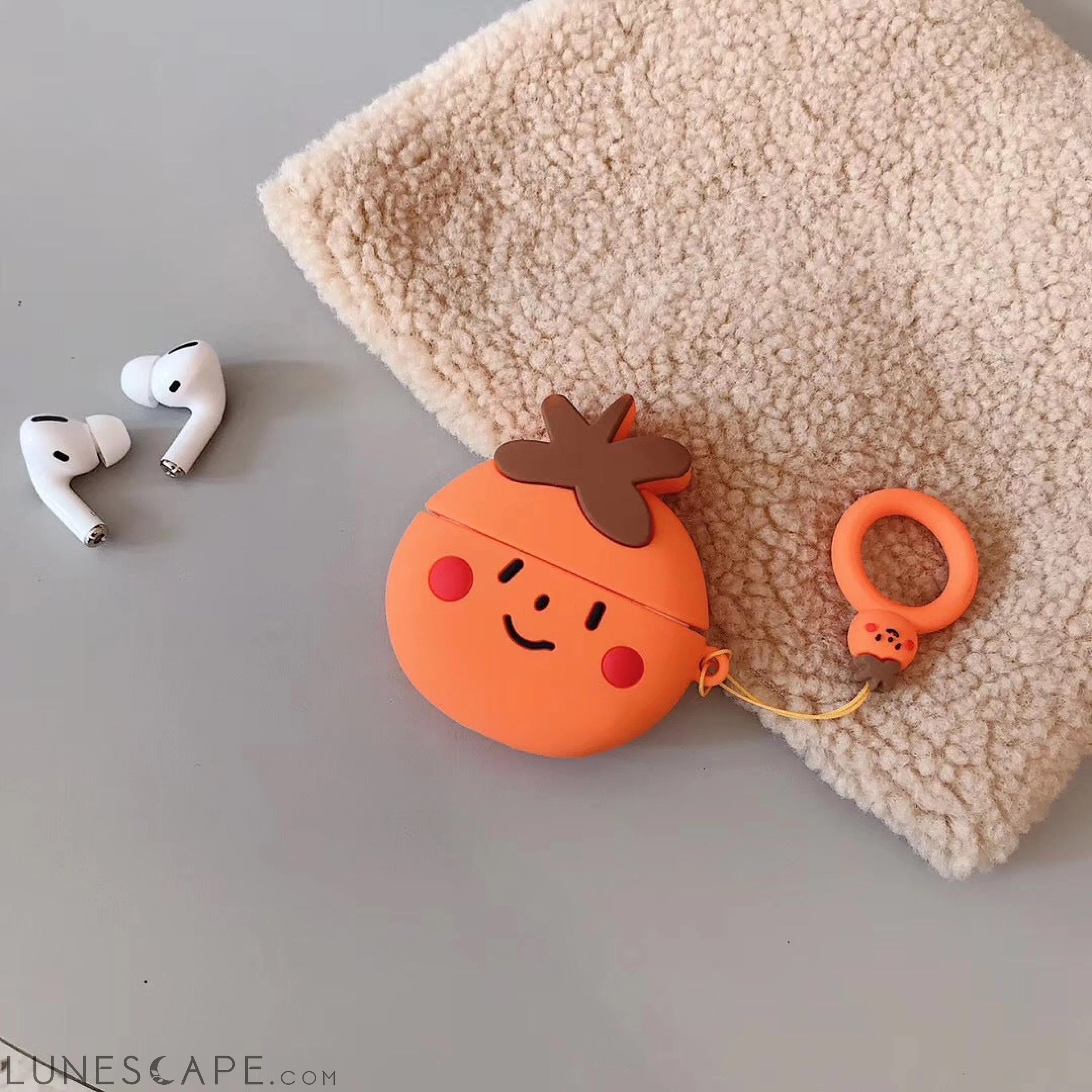 Big Ol' Orange AirPods Case LUNESCAPE