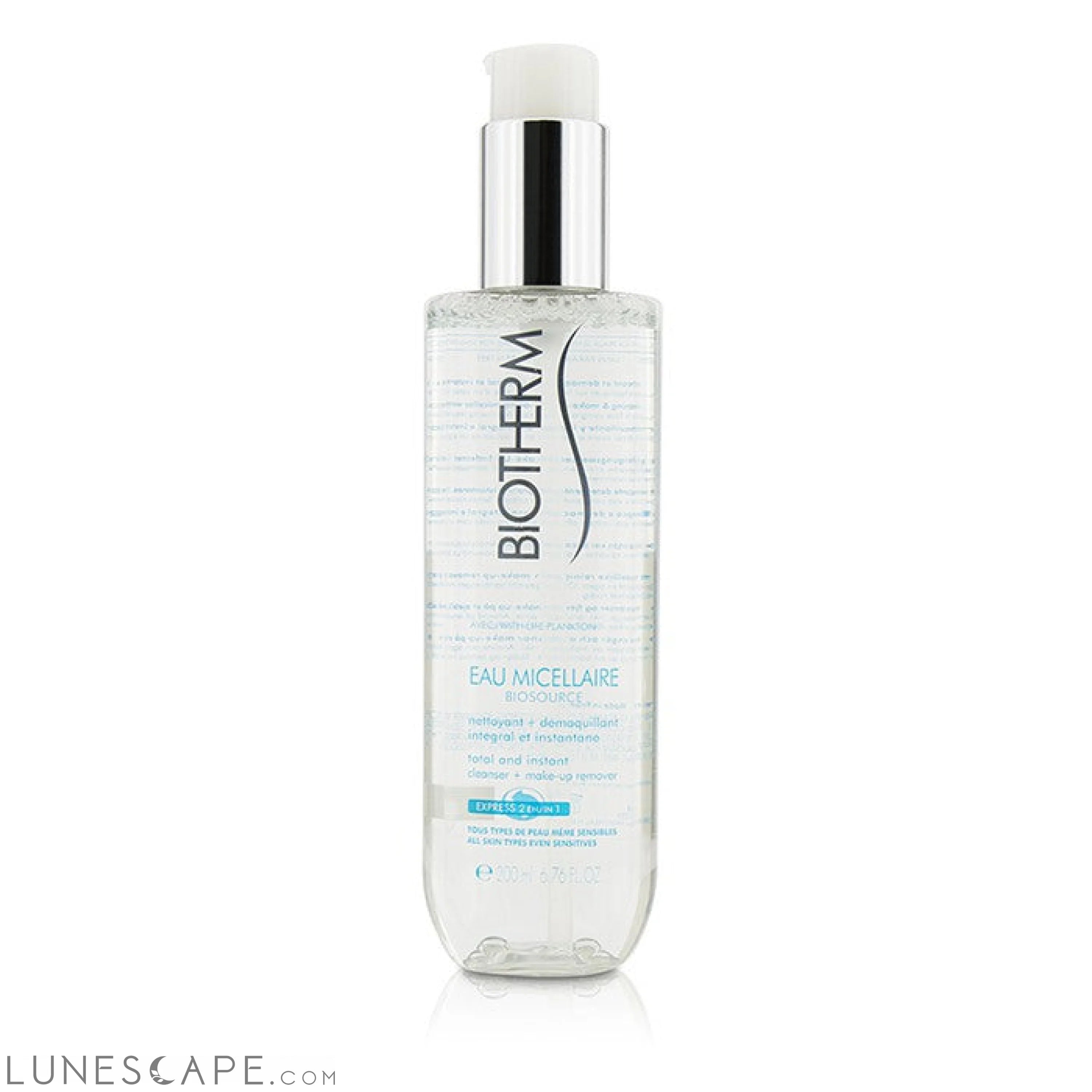 BIOTHERM - Biosource Eau Micellaire Total & Instant Cleanser + Make-Up Remover - For All Skin Types LUNESCAPE