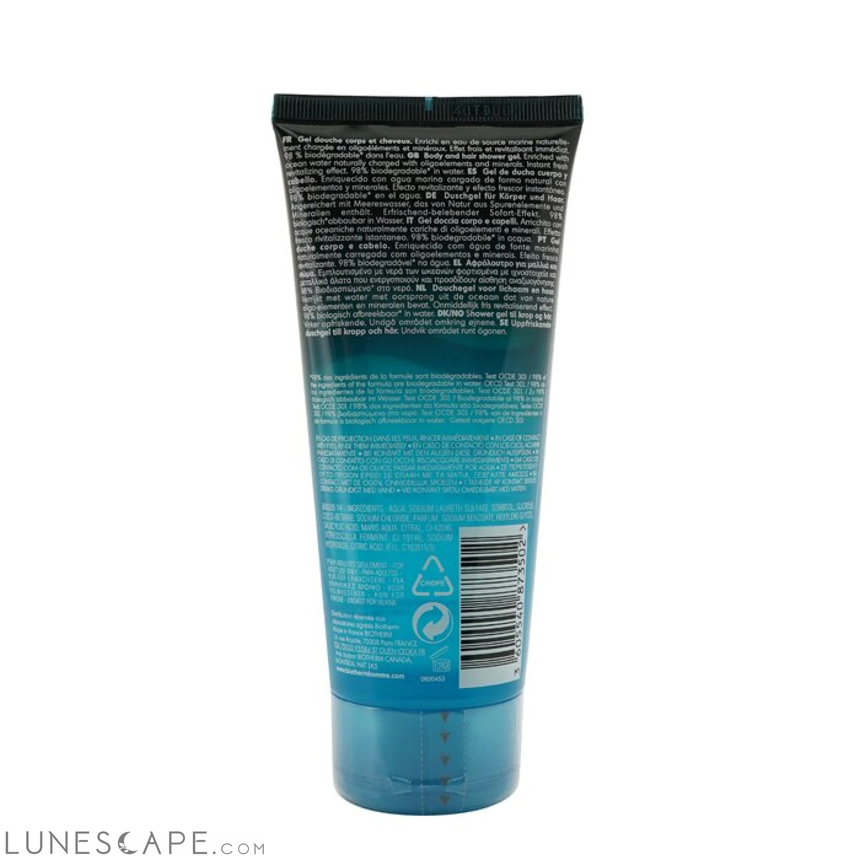 BIOTHERM - Homme Aquafitness Instant Revitalizing Shower Gel LUNESCAPE