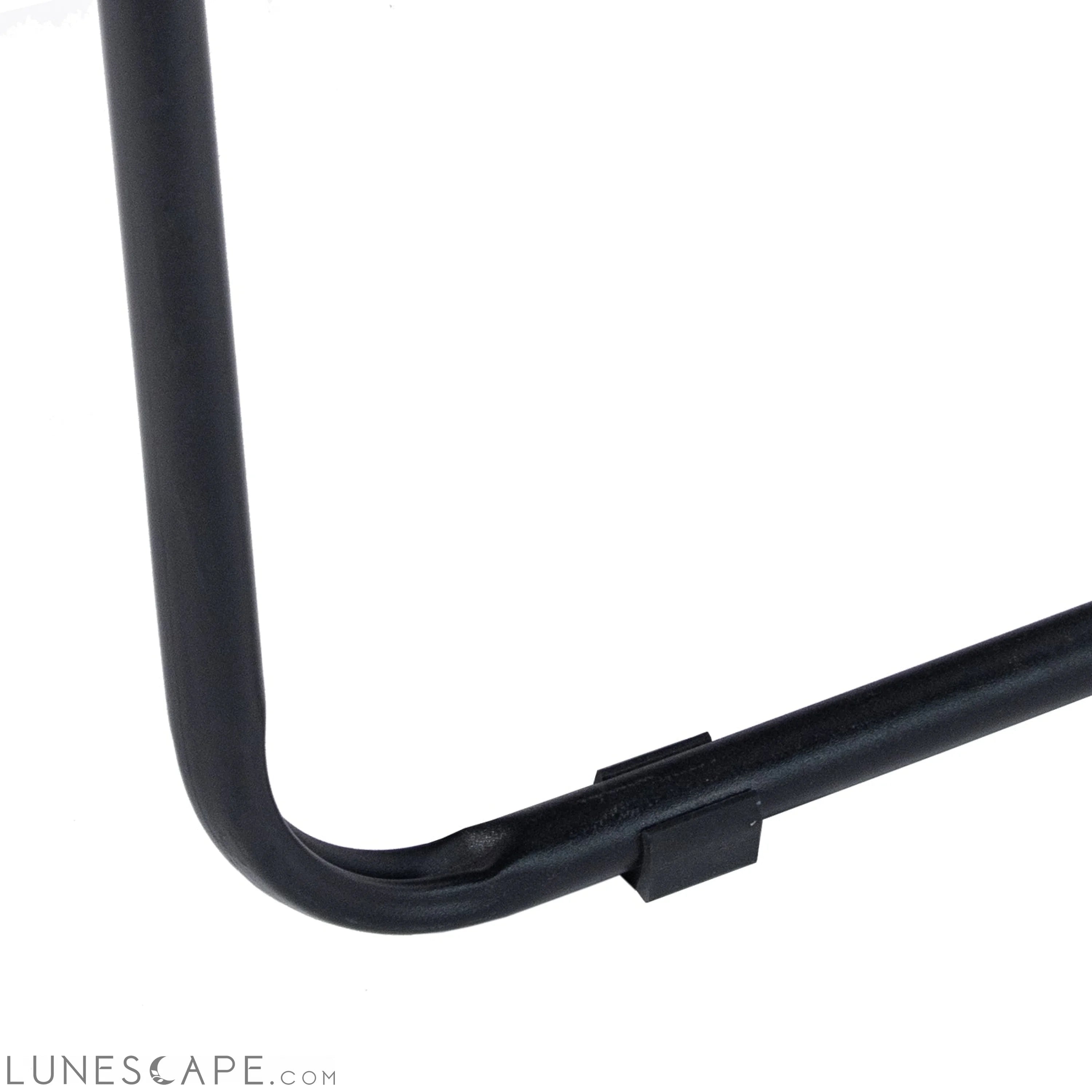 Black 63x20 inch metal arch stand full length mirror LUNESCAPE