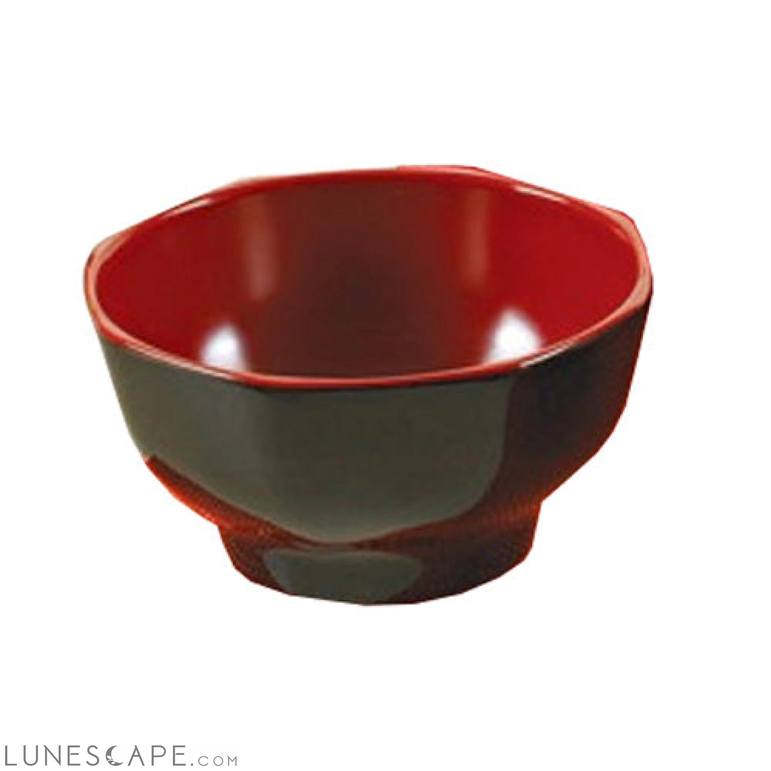 Black and Red Two-Tone Bowl LUNESCAPE