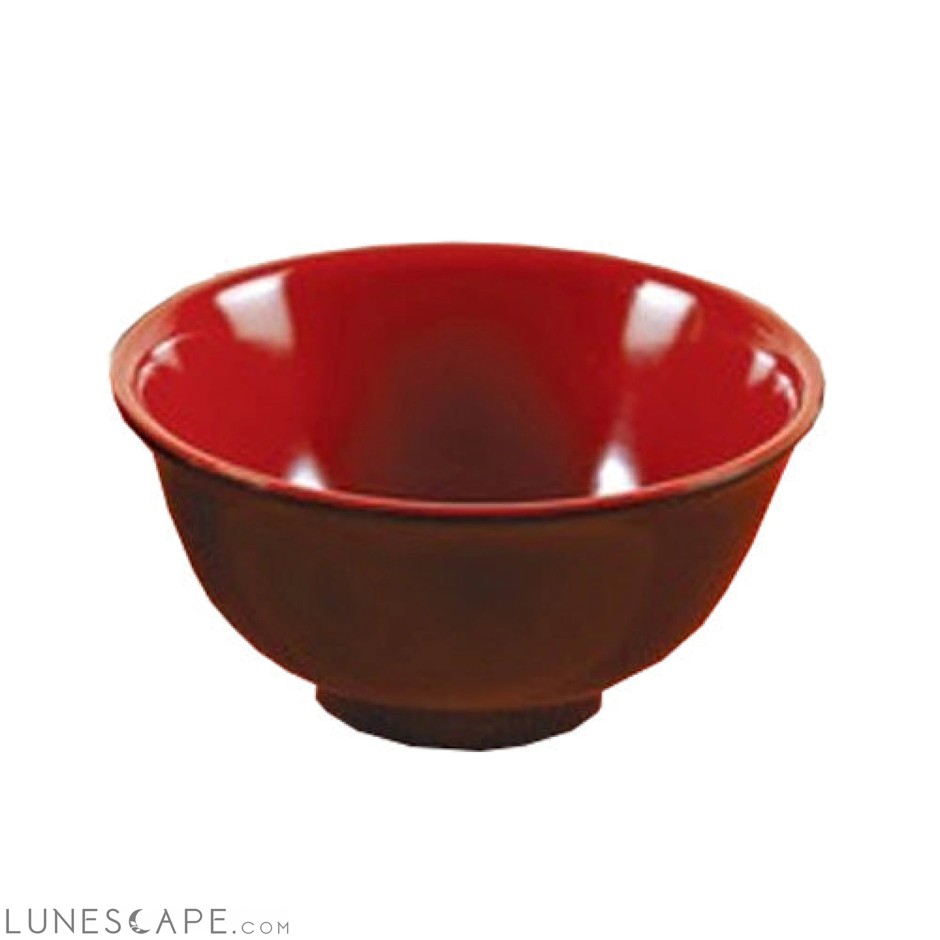 Black and Red Two-Tone Rice Bowl LUNESCAPE