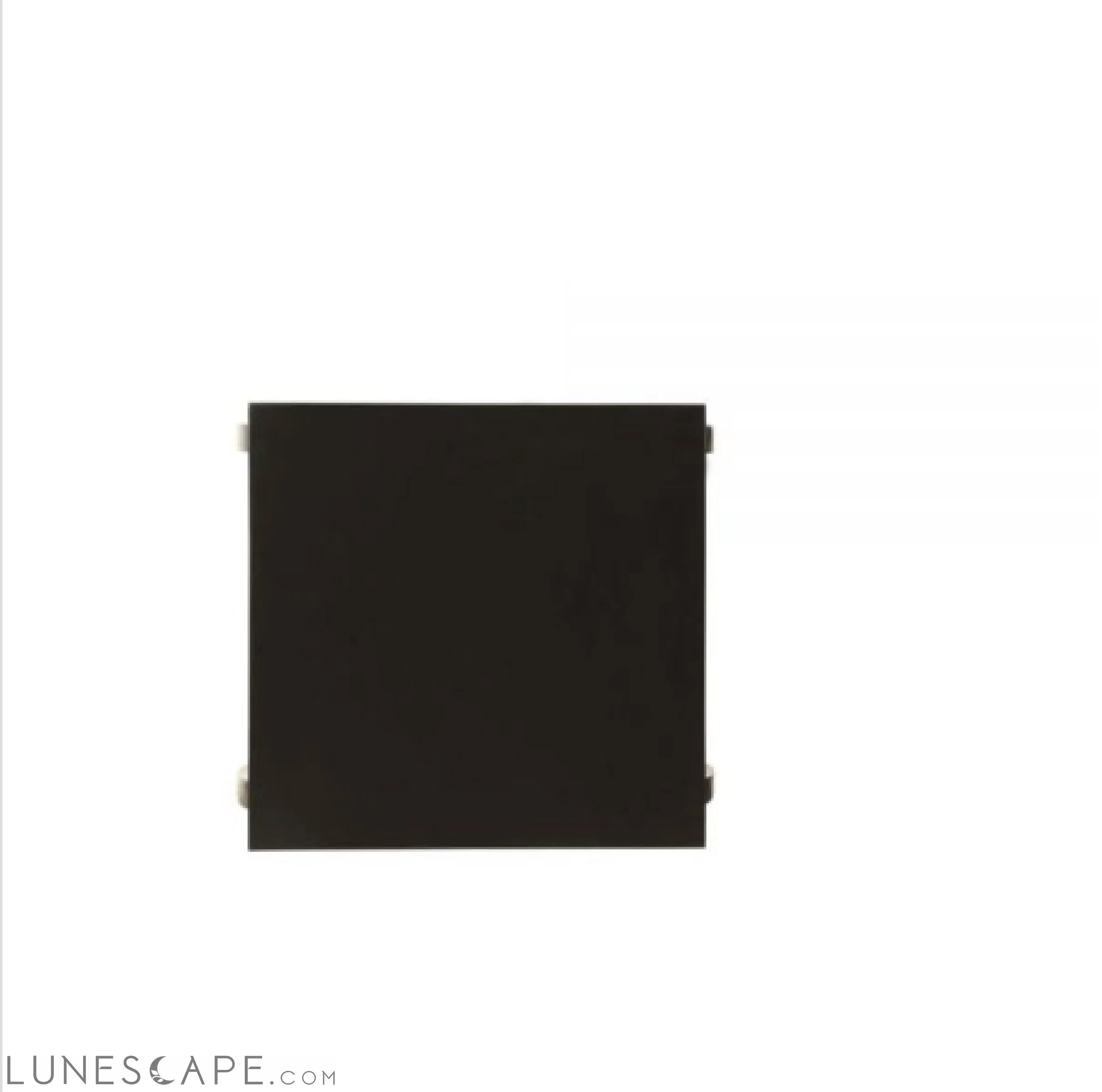 Black Finish Bow Leg Square End Table LUNESCAPE