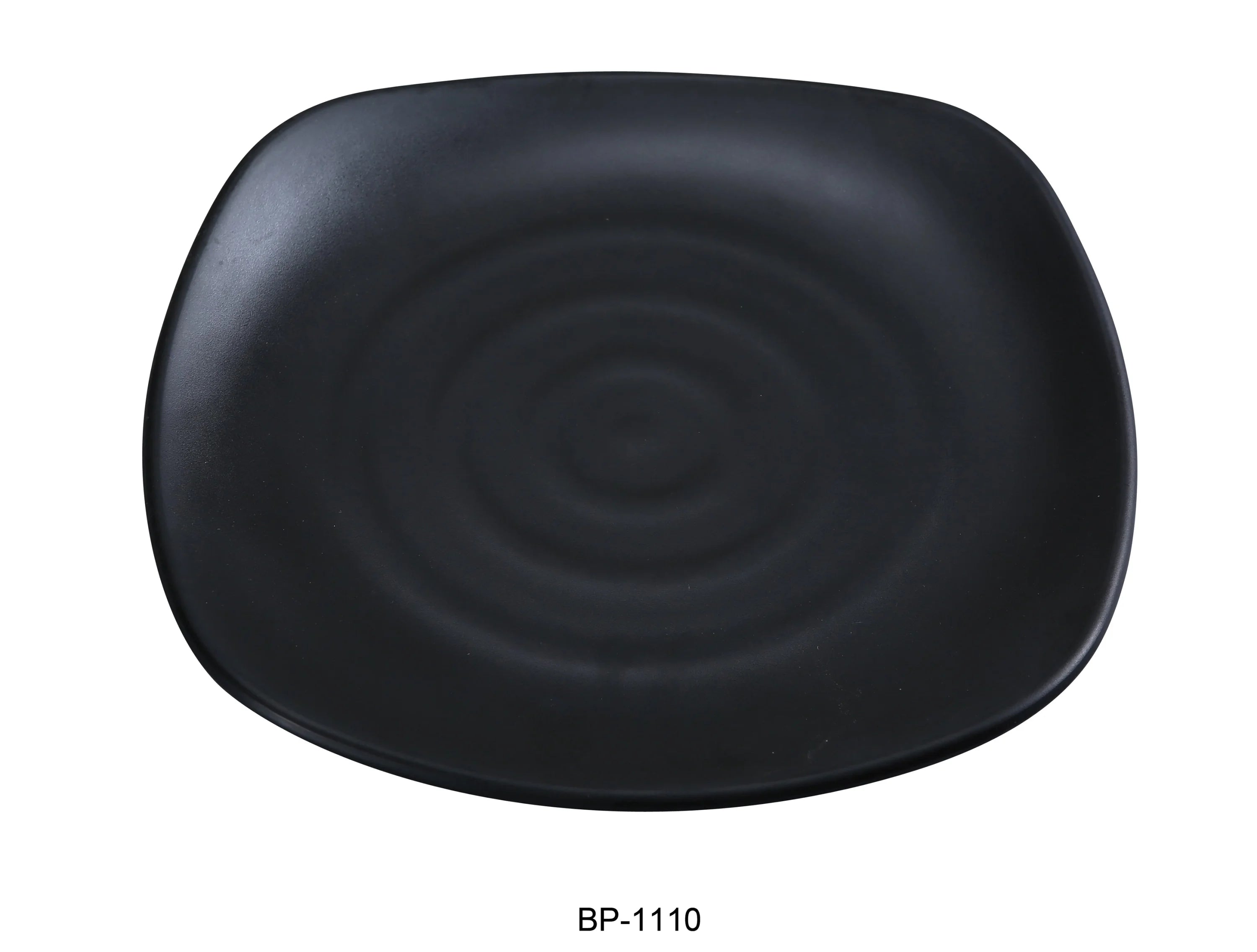 Black Pearl Series 1 Square Dinner Plate LUNESCAPE