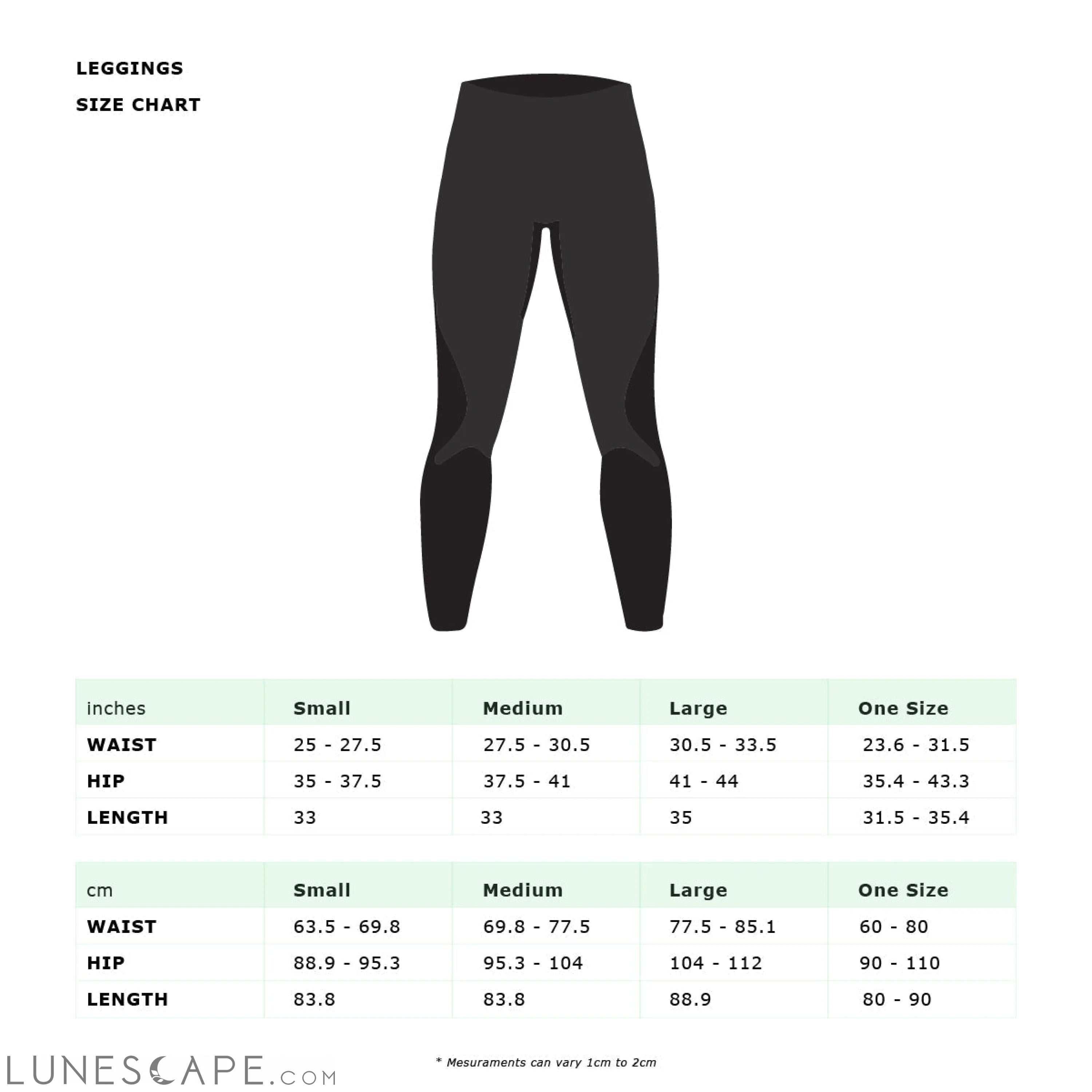 Black Starlight Legging LUNESCAPE