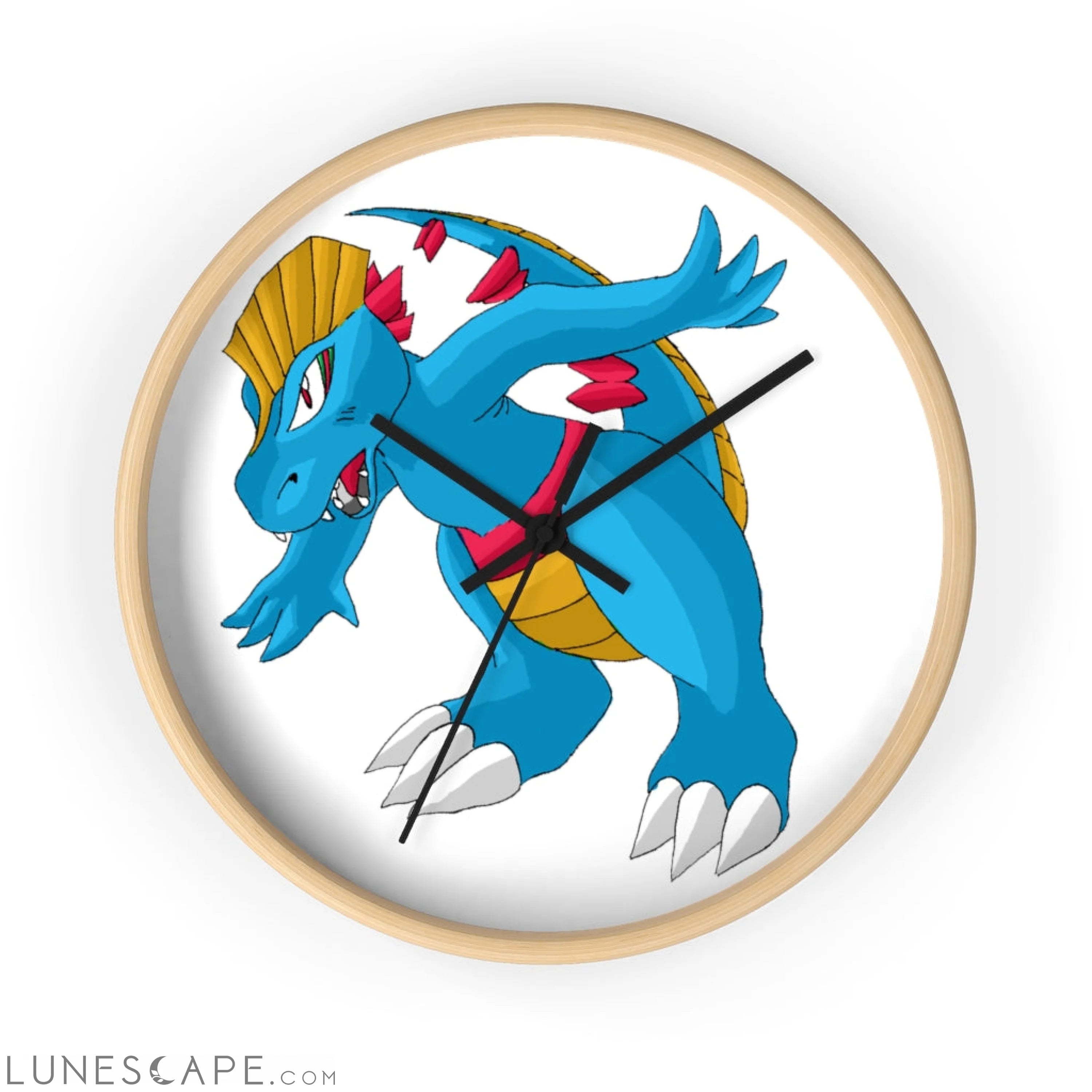 Blastdile Wall clock LUNESCAPE
