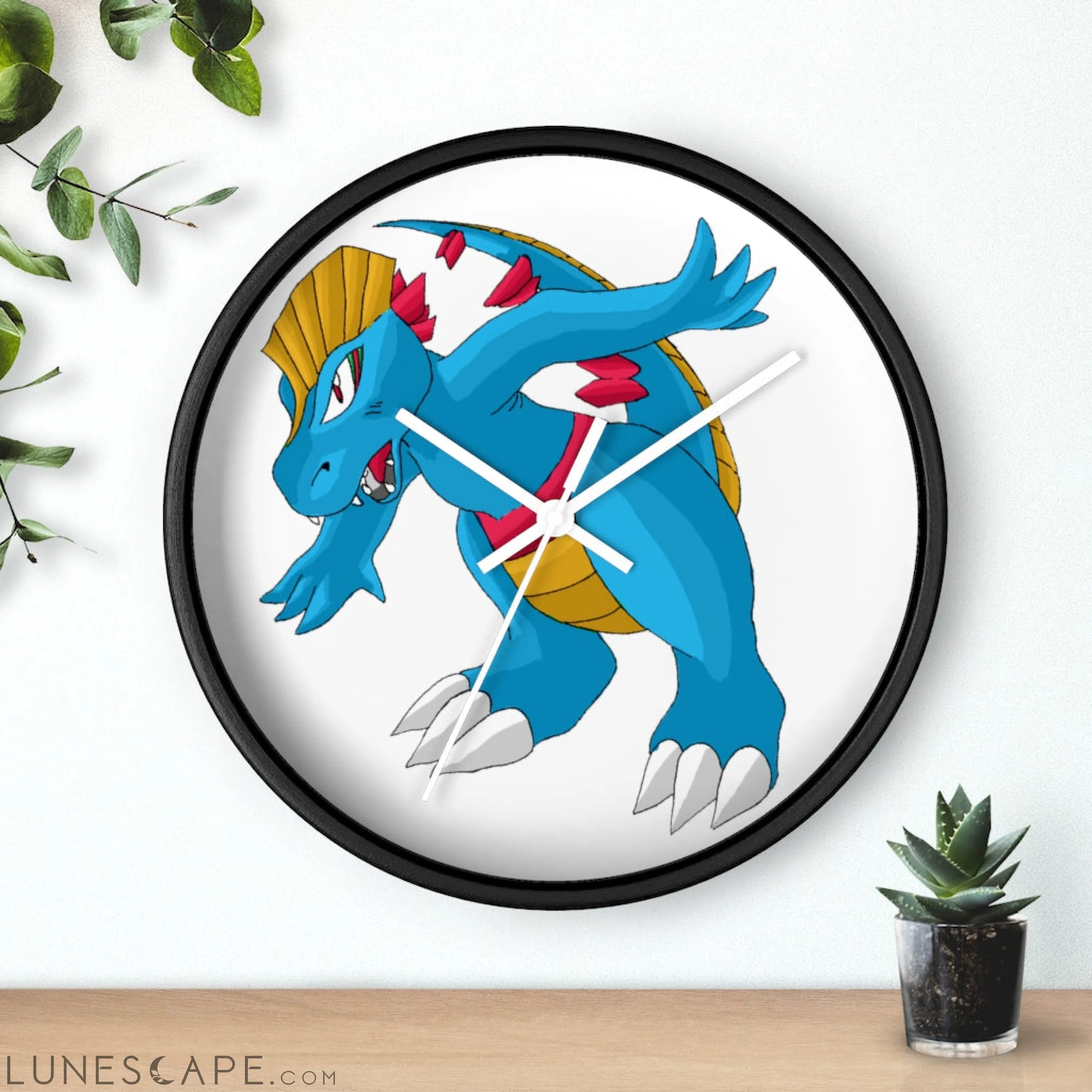 Blastdile Wall clock LUNESCAPE