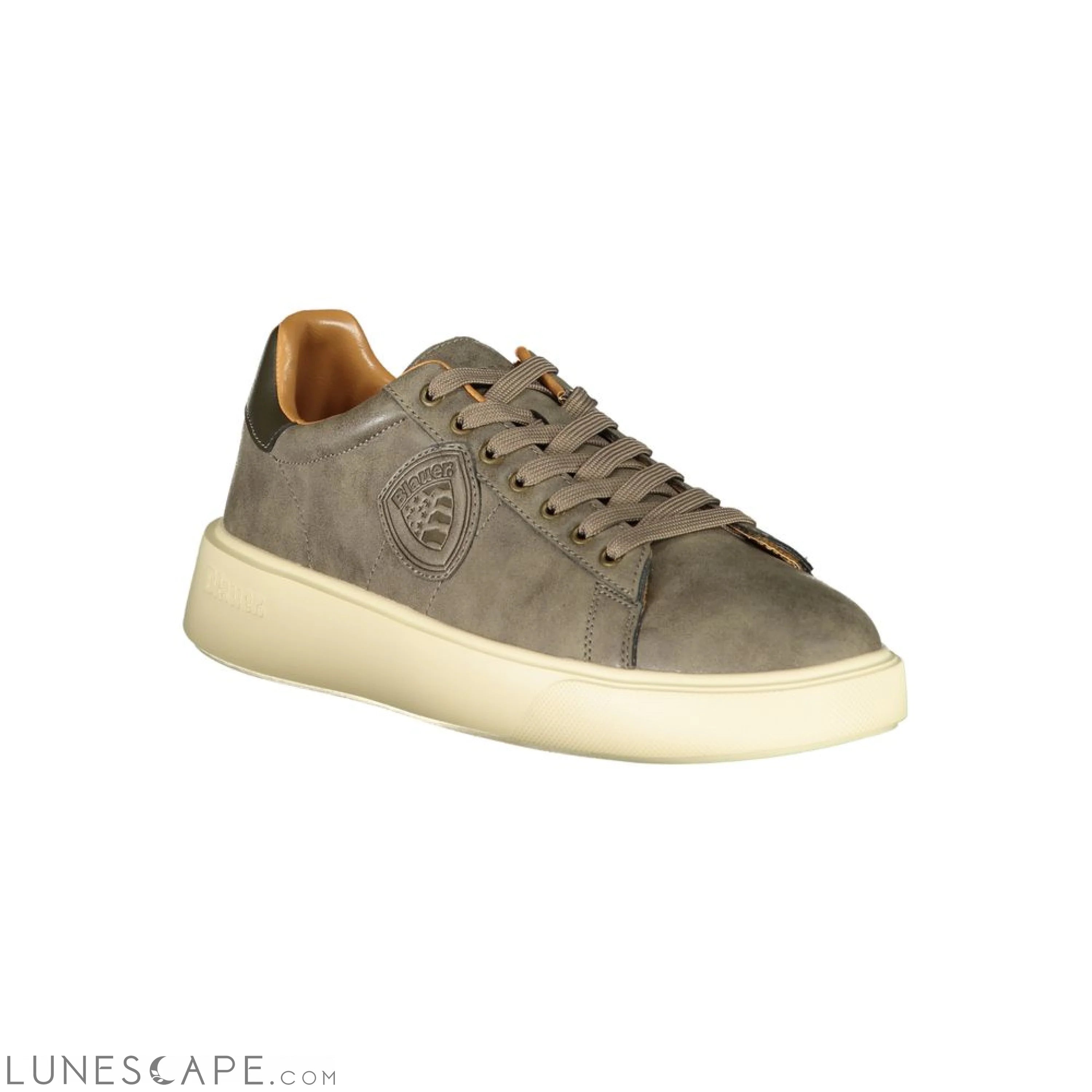 Blauer Beige Polyester Sneaker LUNESCAPE