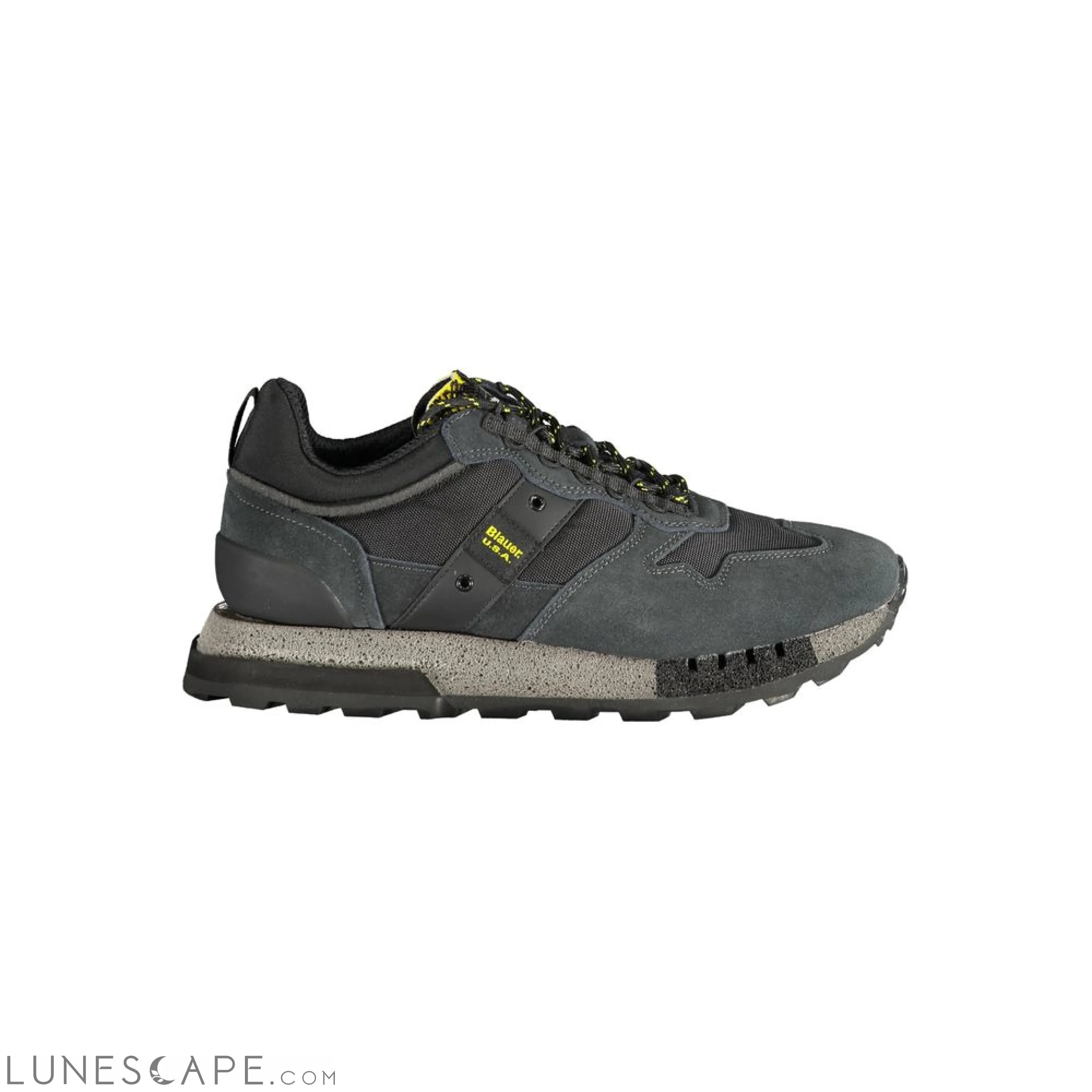 Blauer Black Polyethylene Men Sneaker LUNESCAPE