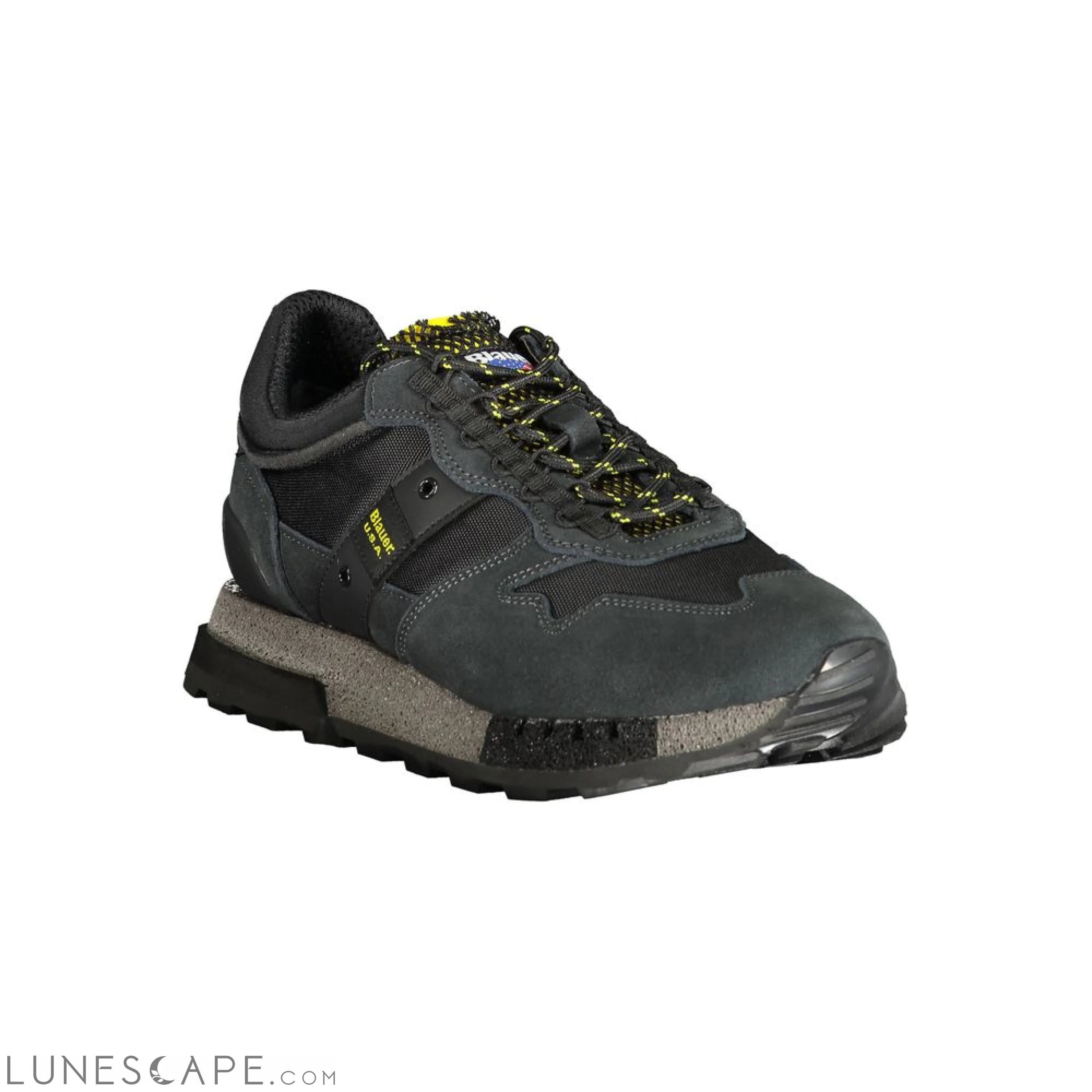 Blauer Black Polyethylene Men Sneaker LUNESCAPE