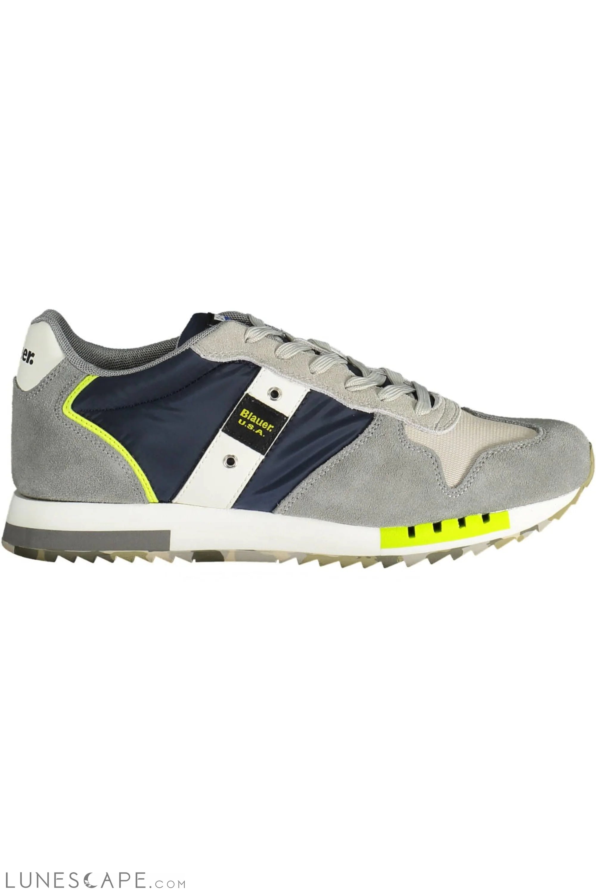 Blauer Blue Leather Men Sneaker LUNESCAPE