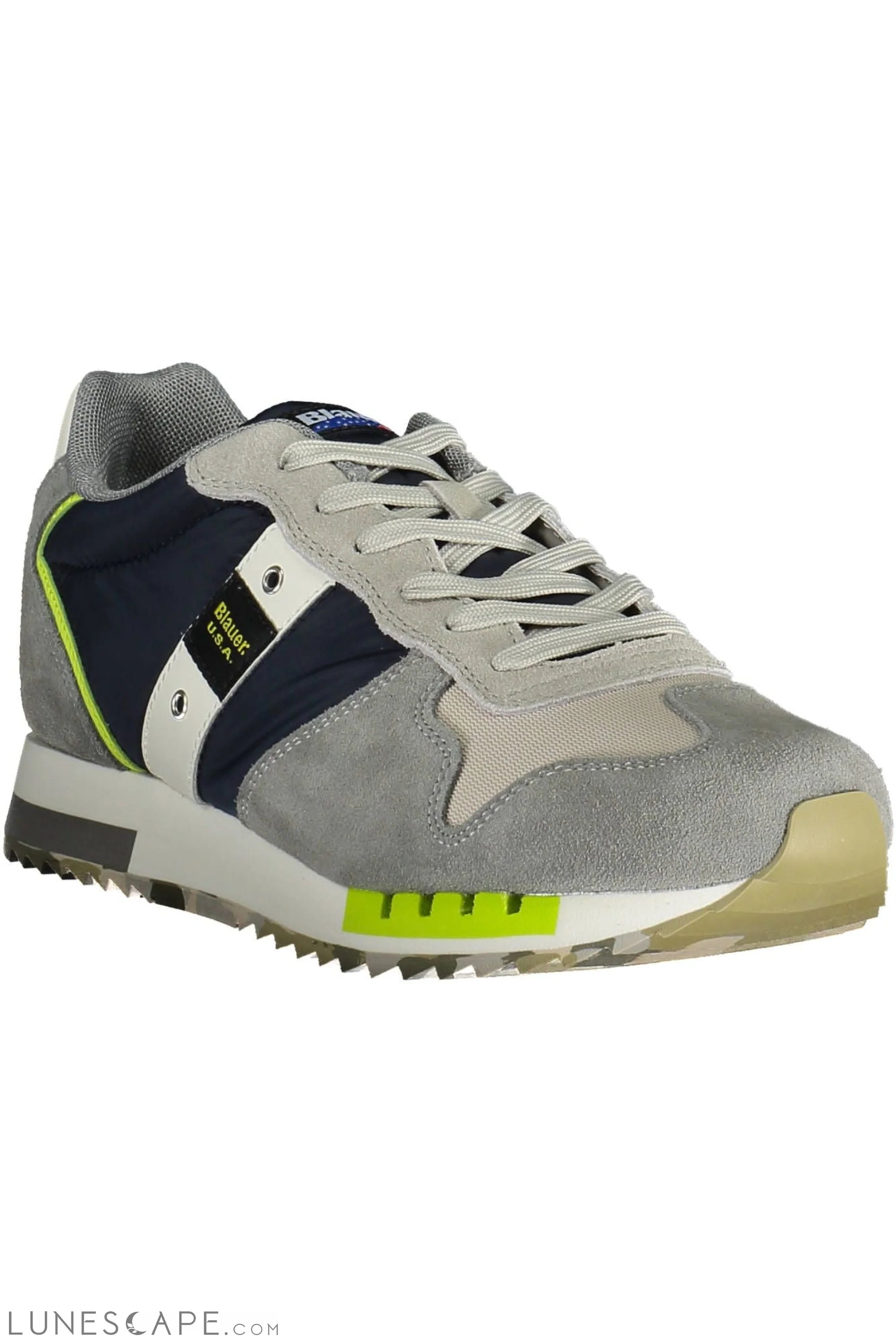 Blauer Blue Leather Men Sneaker LUNESCAPE