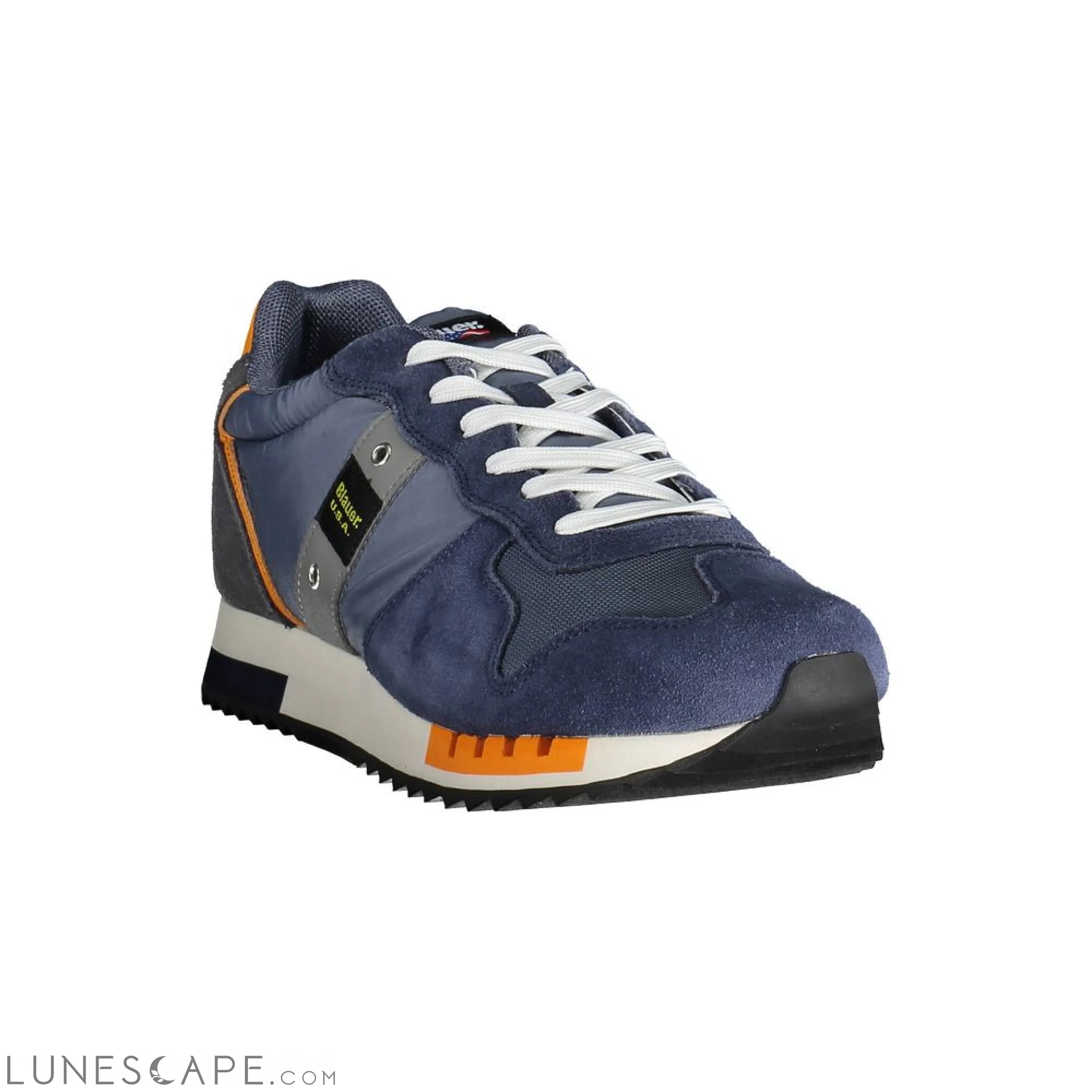 Blauer Blue Leather Men Sneaker LUNESCAPE