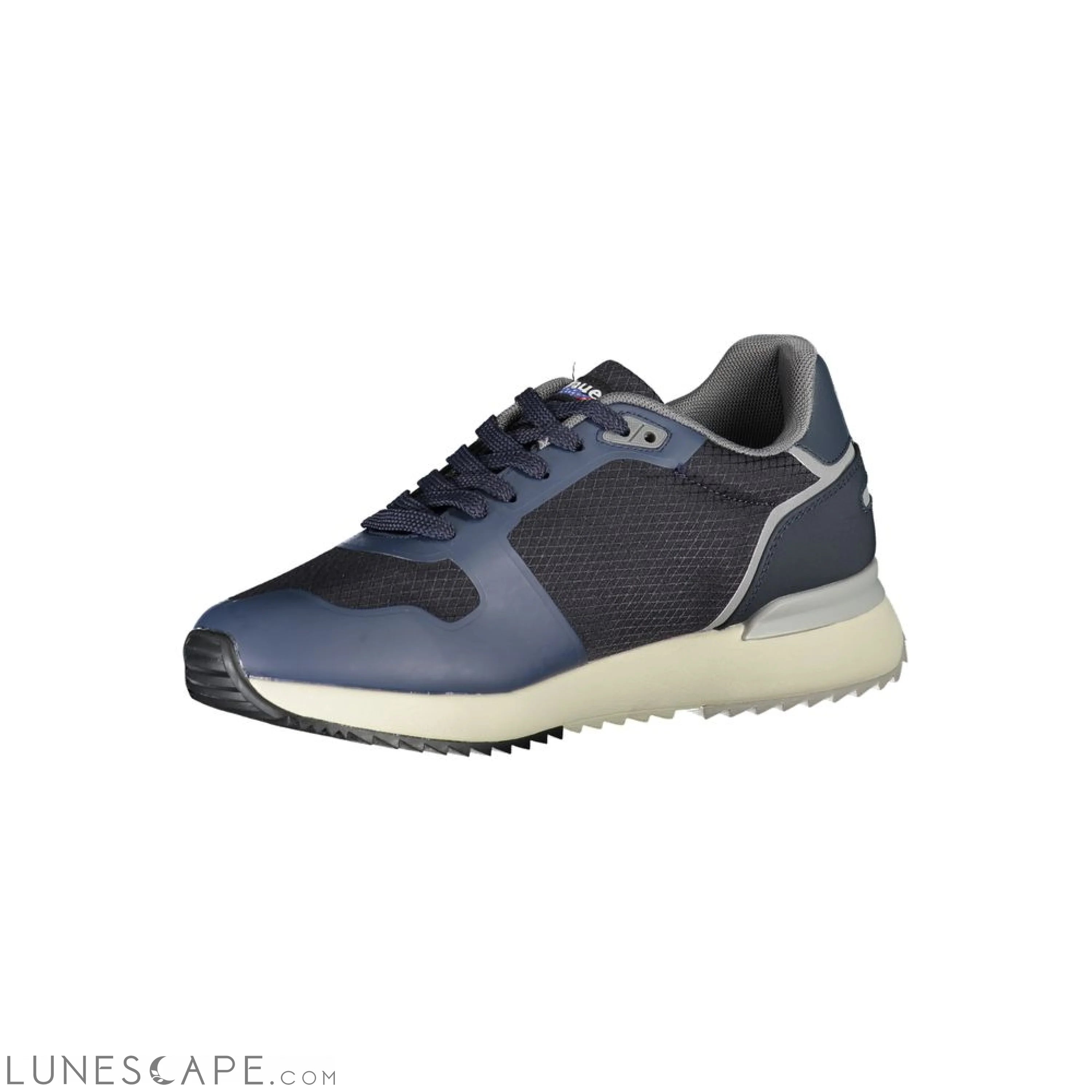 Blauer Dapper Blue Sneakers with Contrast Detailing LUNESCAPE