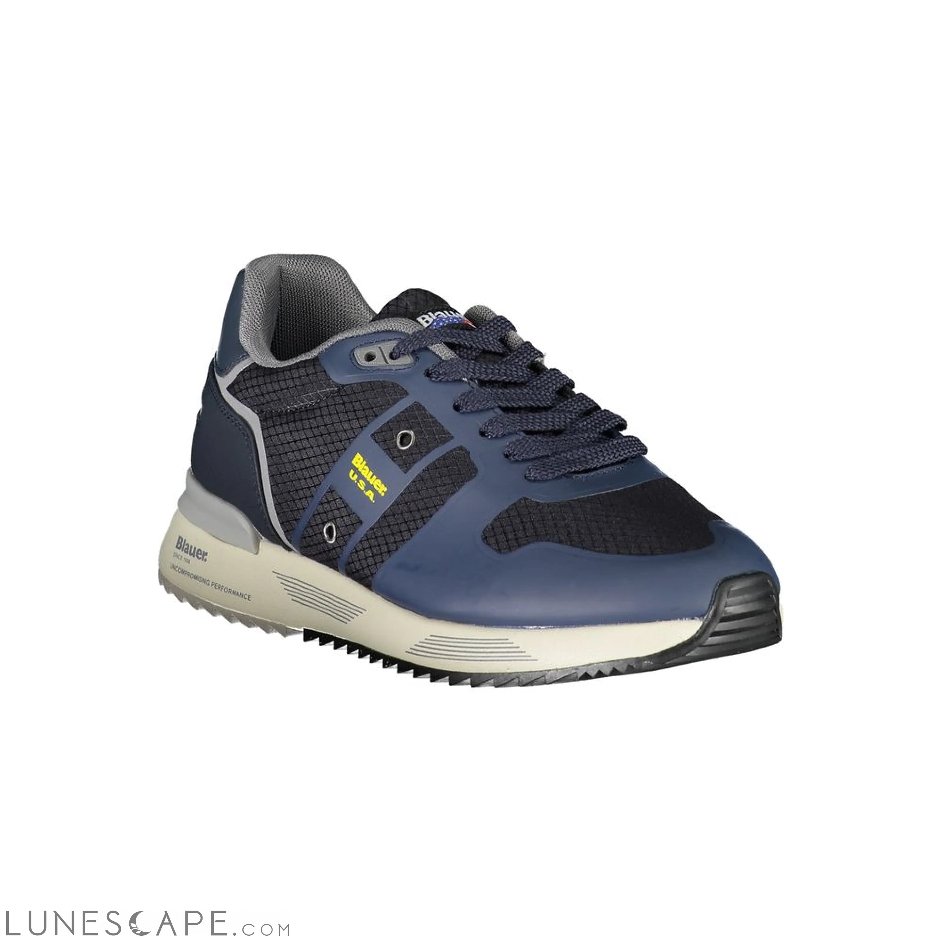 Blauer Dapper Blue Sneakers with Contrast Detailing LUNESCAPE