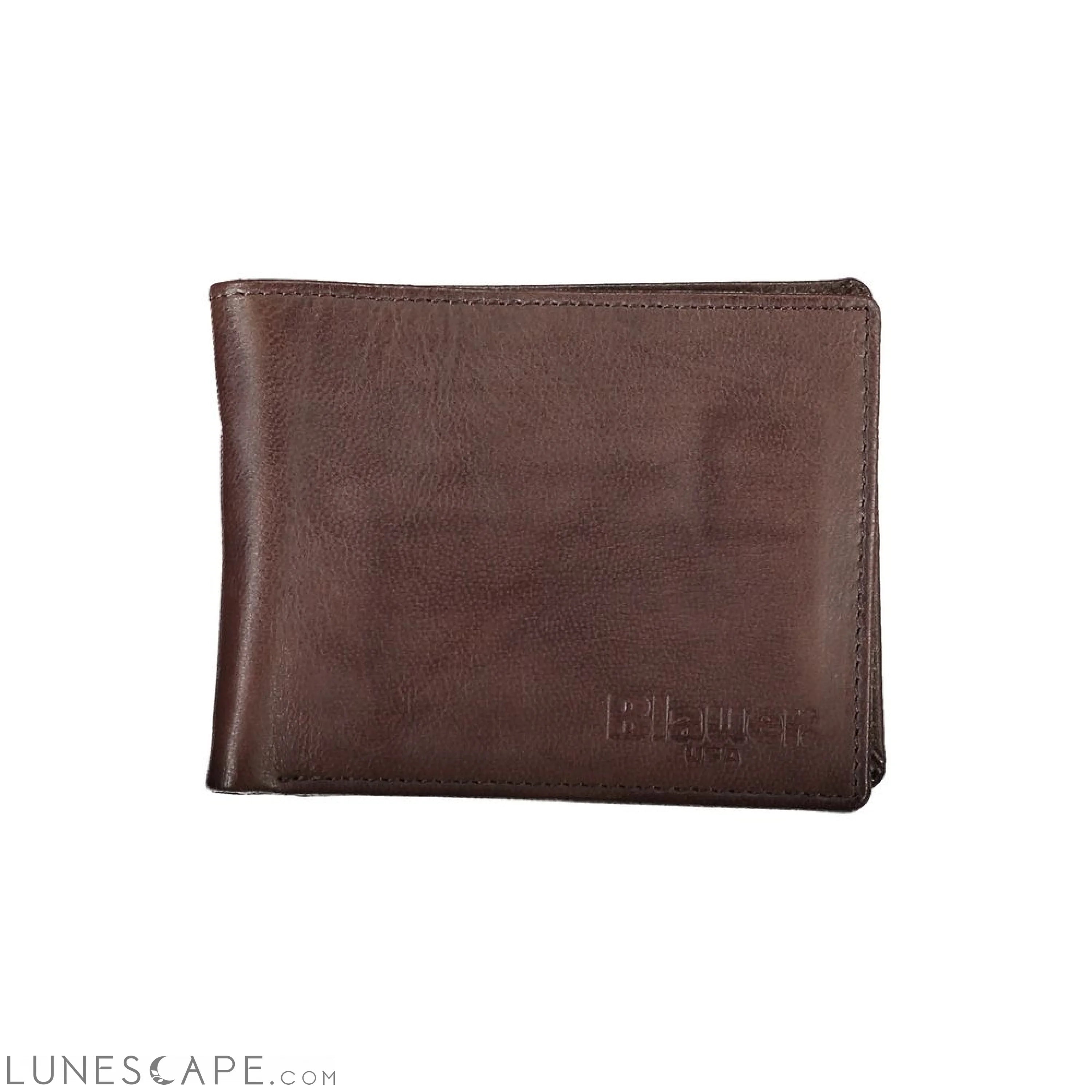 Blauer Elegant Dual Compartment Leather Wallet LUNESCAPE