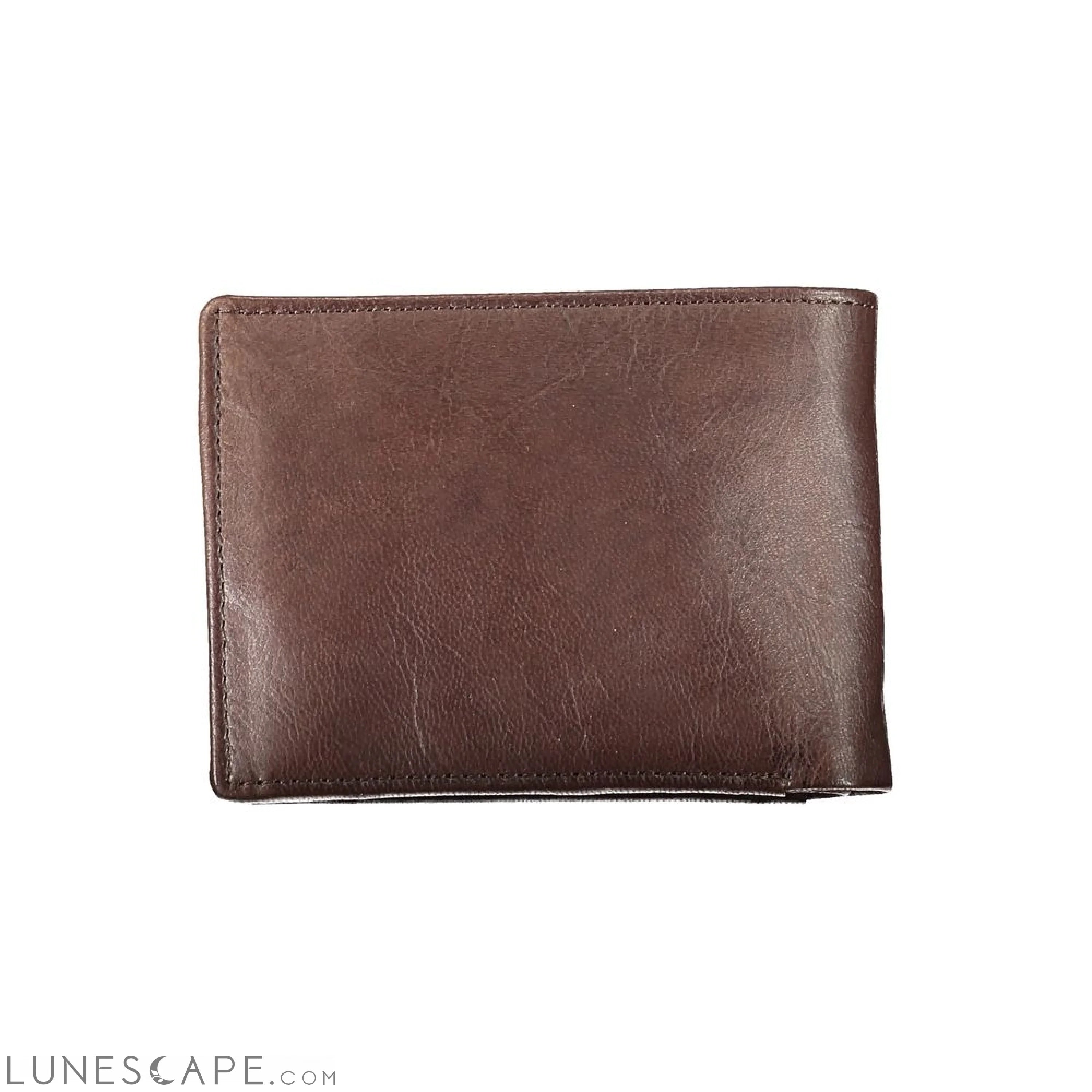 Blauer Elegant Leather Bi-Fold Men's Wallet LUNESCAPE