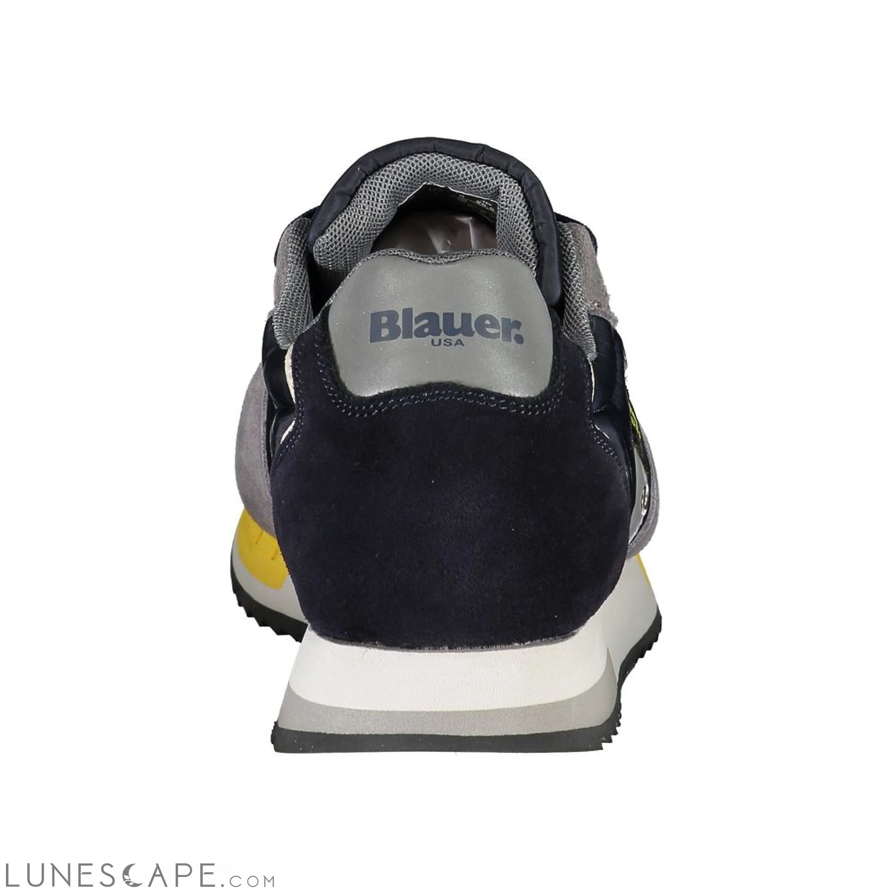 Blauer Elevate Your Step: Blue Contrast Lace-Up Sneakers LUNESCAPE