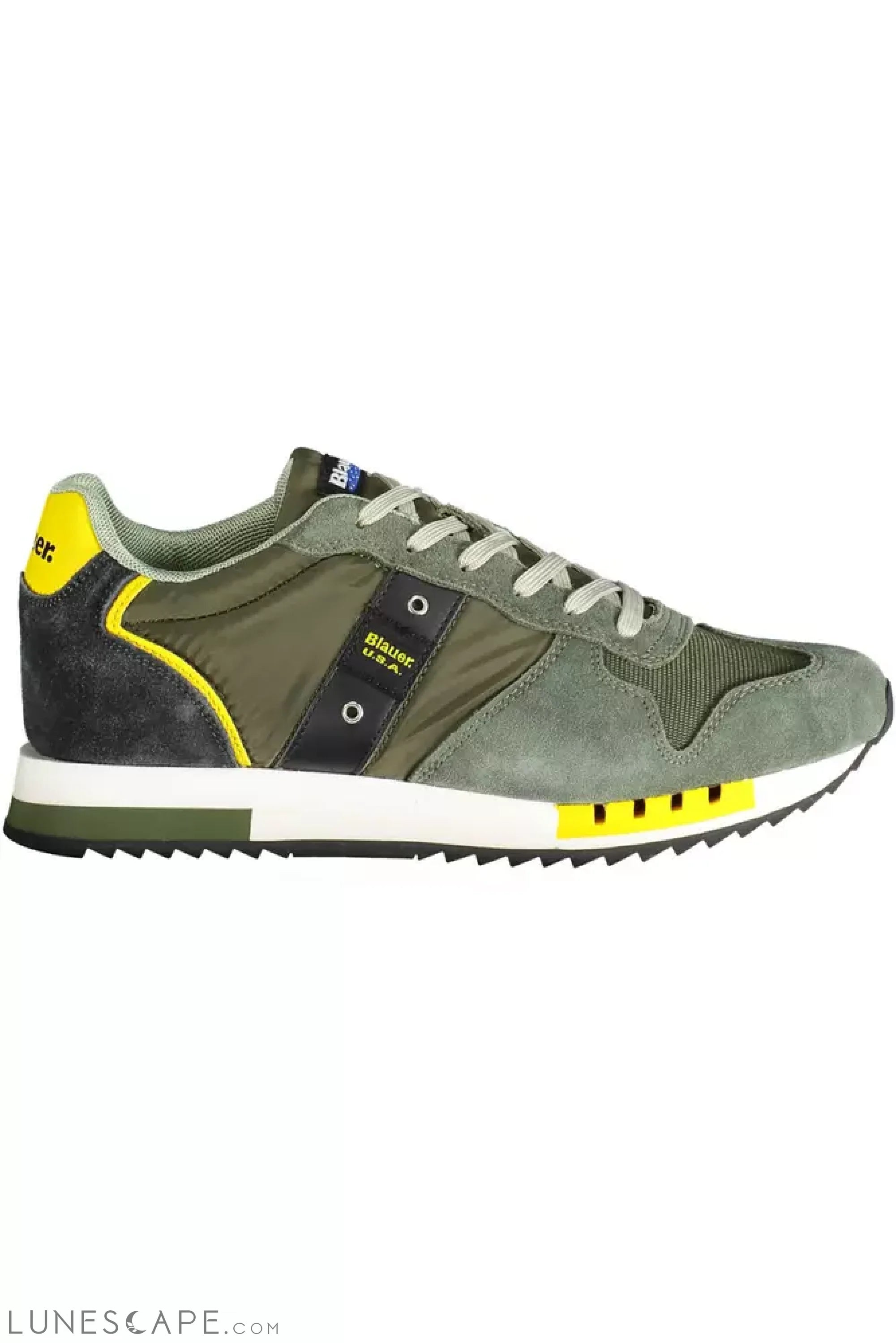 Blauer Green Leather Men Sneaker LUNESCAPE