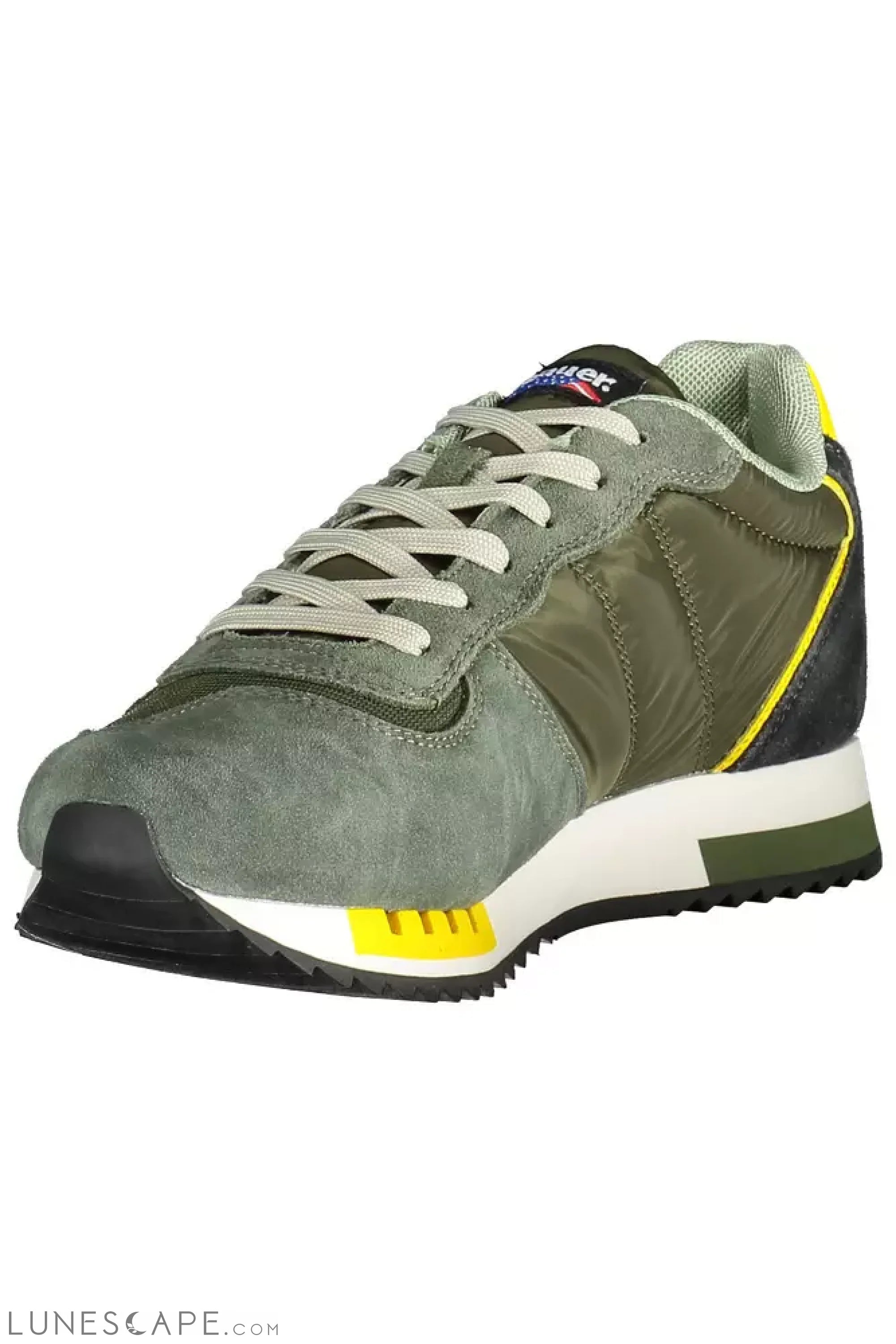 Blauer Green Leather Men Sneaker LUNESCAPE