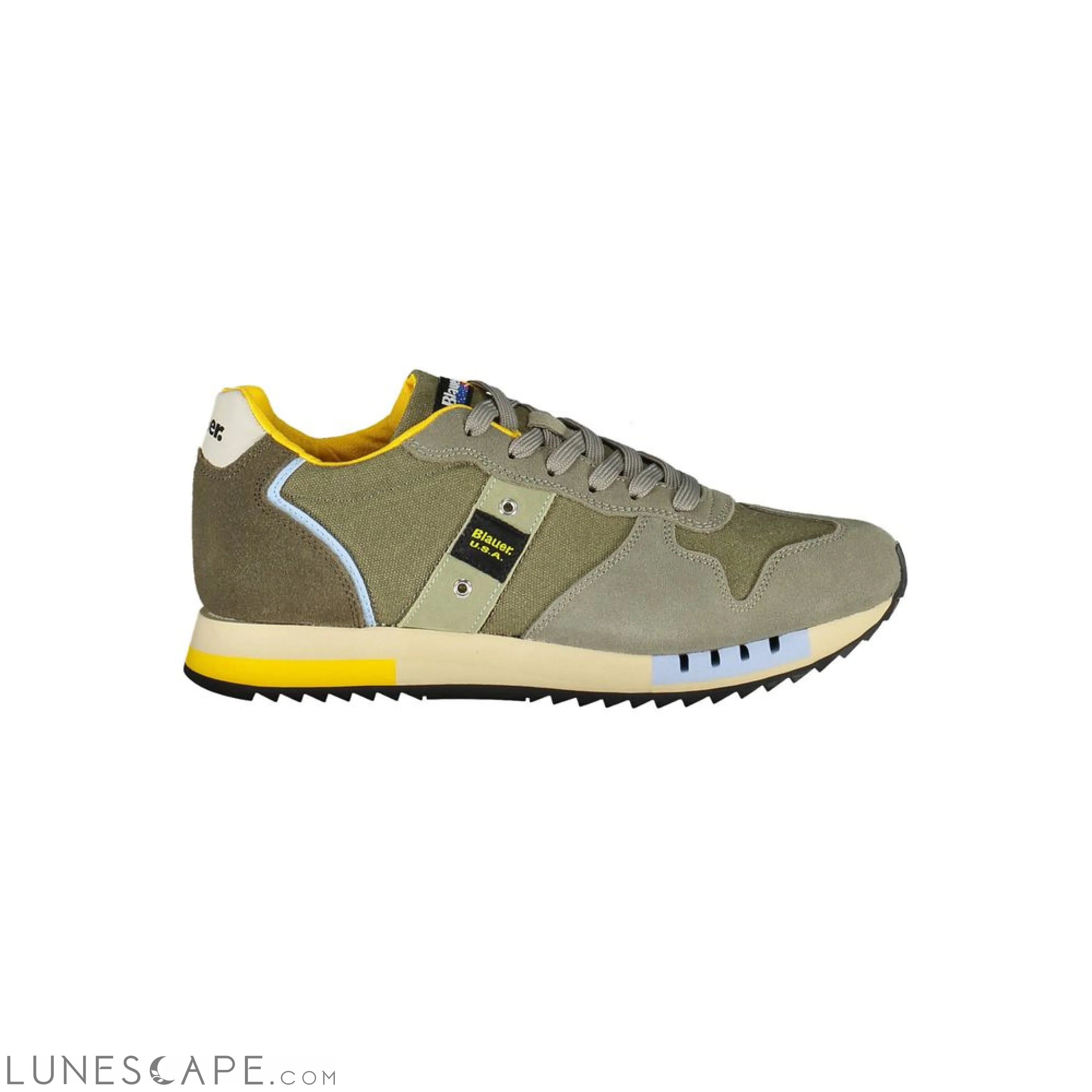 Blauer Green Leather Men Sneaker Sneakers - Men