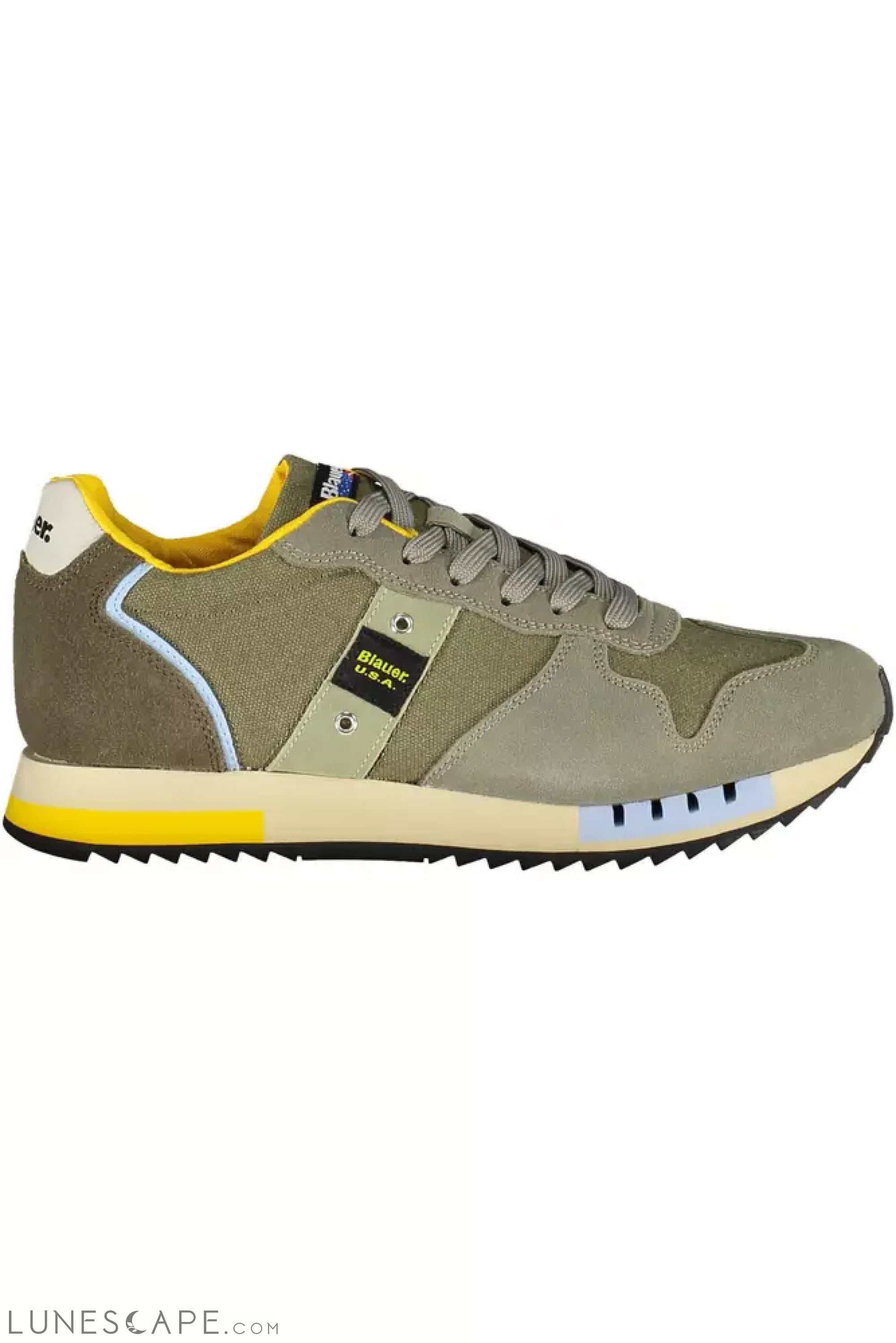 Blauer Green Leather Men Sneaker LUNESCAPE