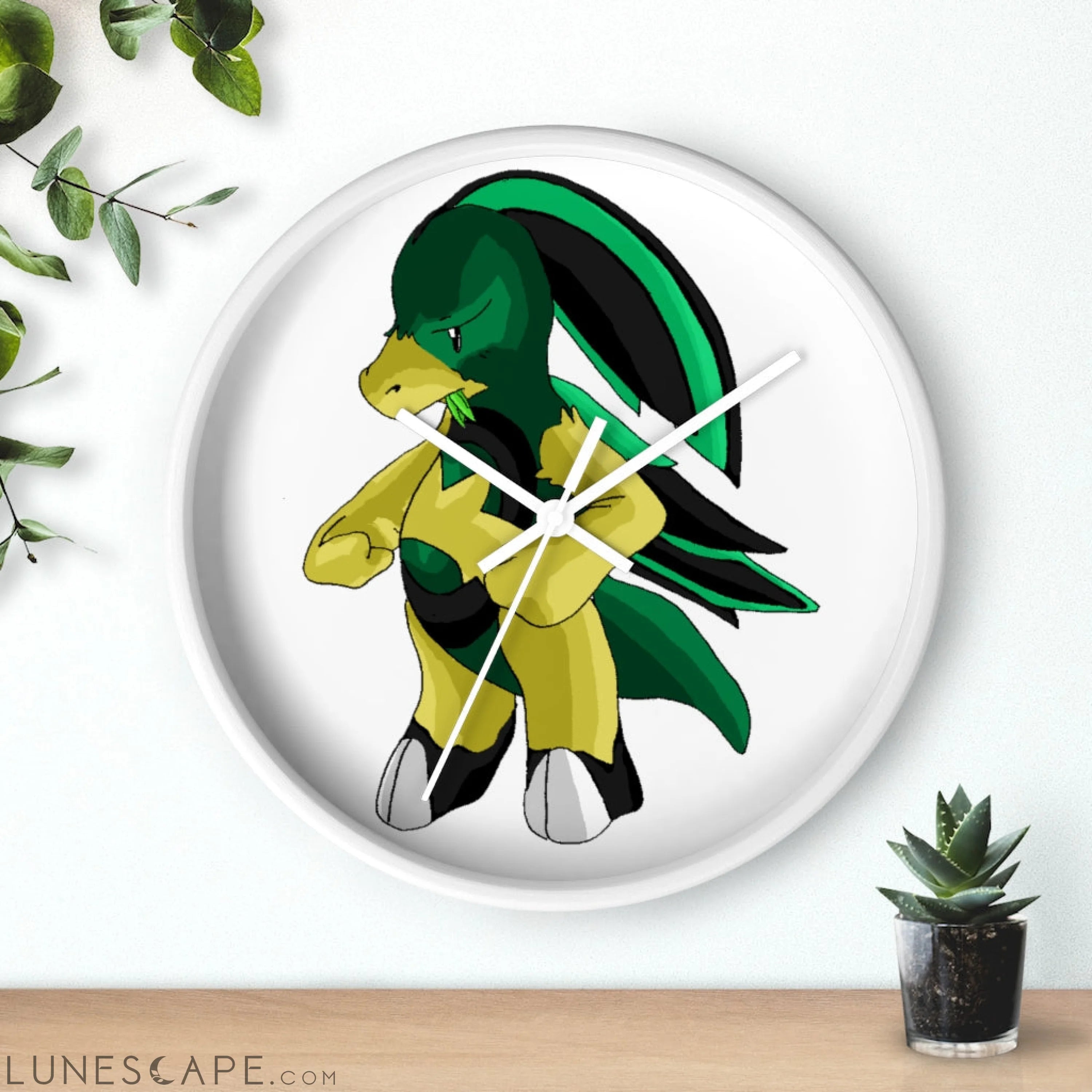 Bliblax Wall clock LUNESCAPE