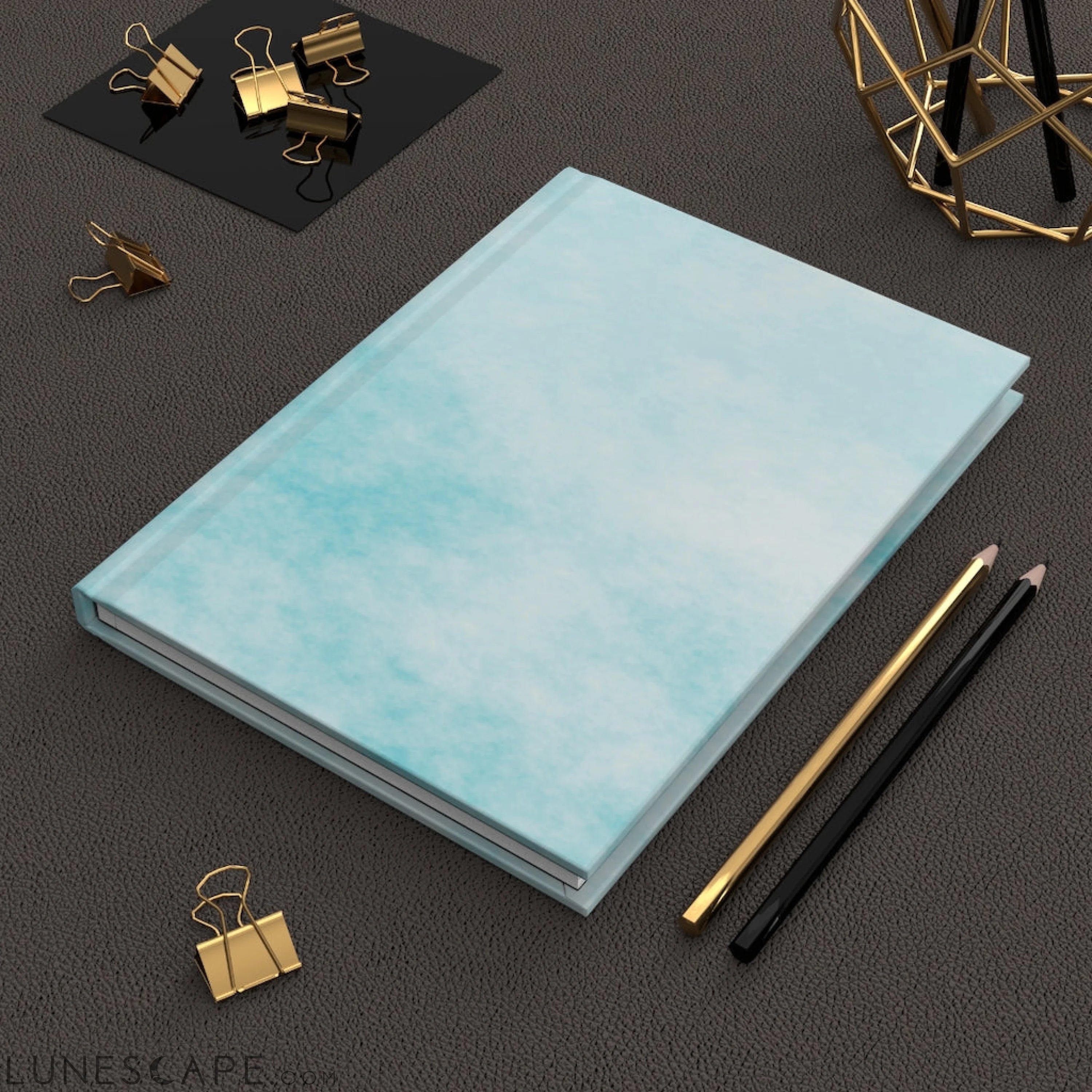 Blue Clouds Hardcover Journal Matte LUNESCAPE