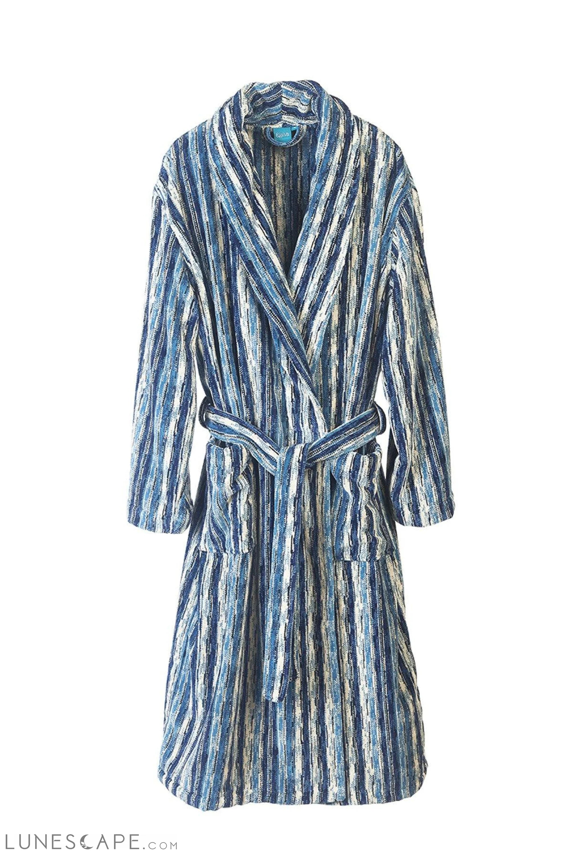 Blue Perth Bath Robe LUNESCAPE