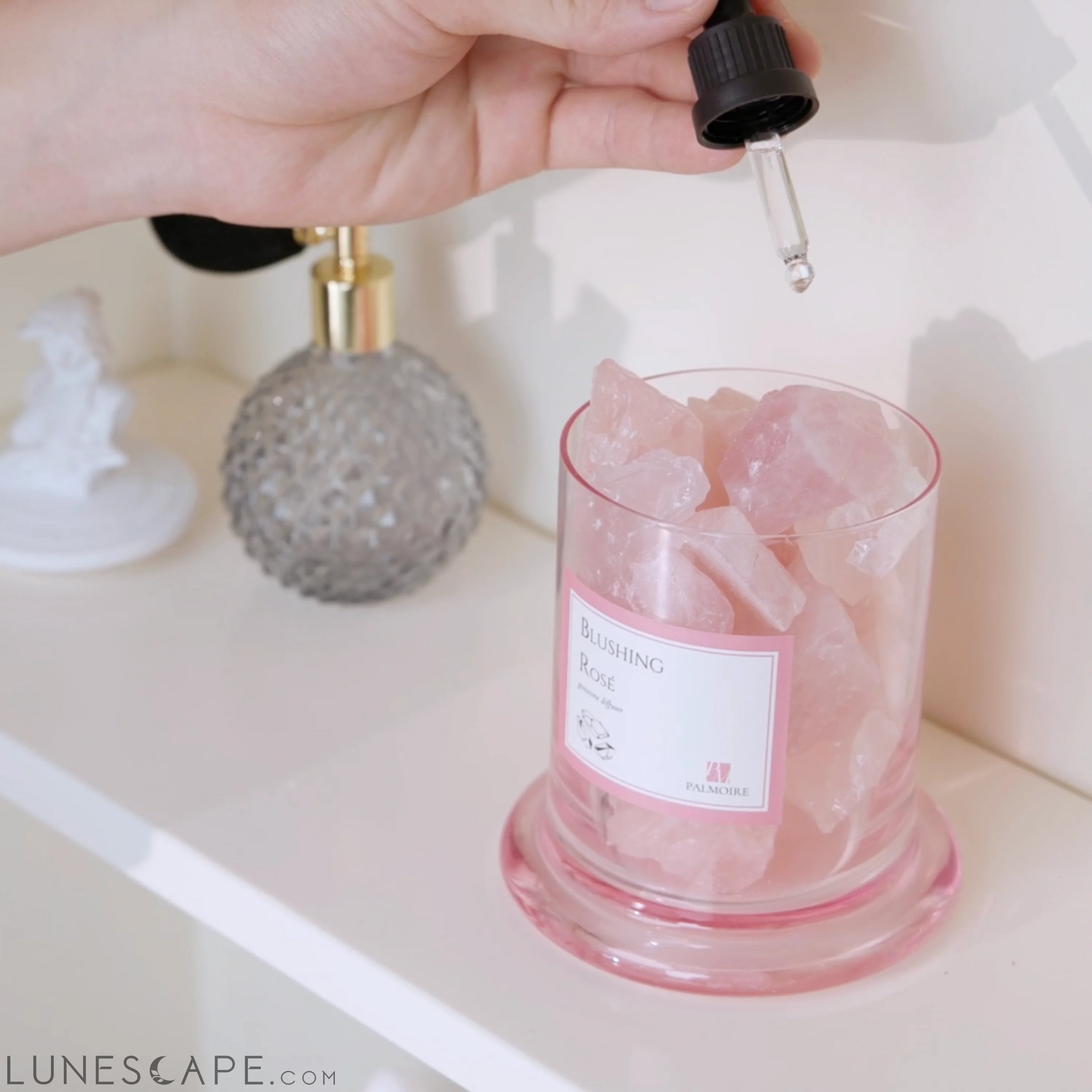 Blushing Rosé Gemstone Diffuser LUNESCAPE