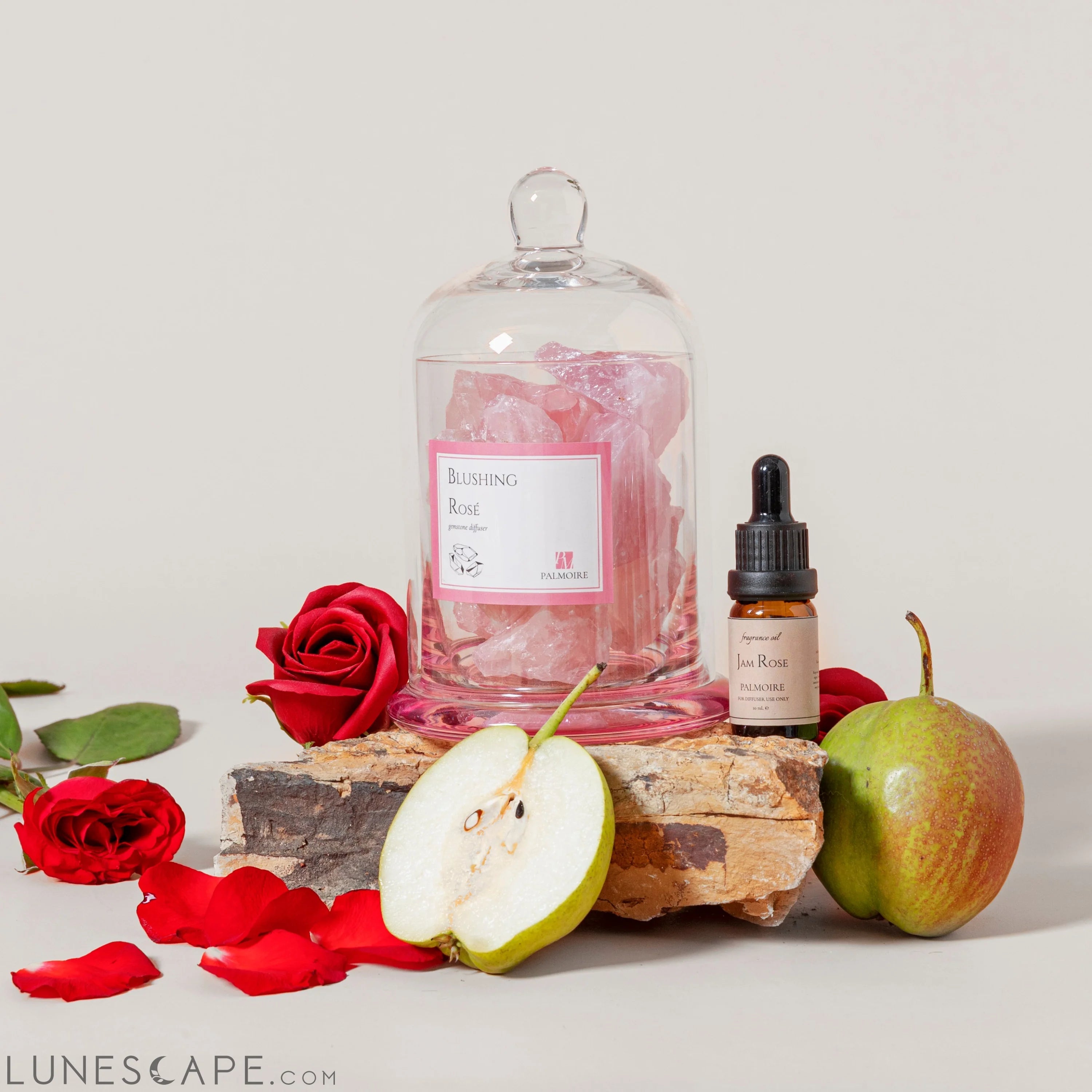 Blushing Rosé Gemstone Diffuser LUNESCAPE