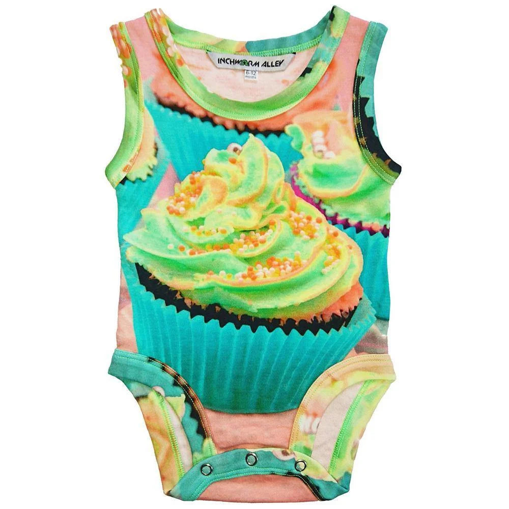 Bodysuit - Tank - Cupcakes LUNESCAPE