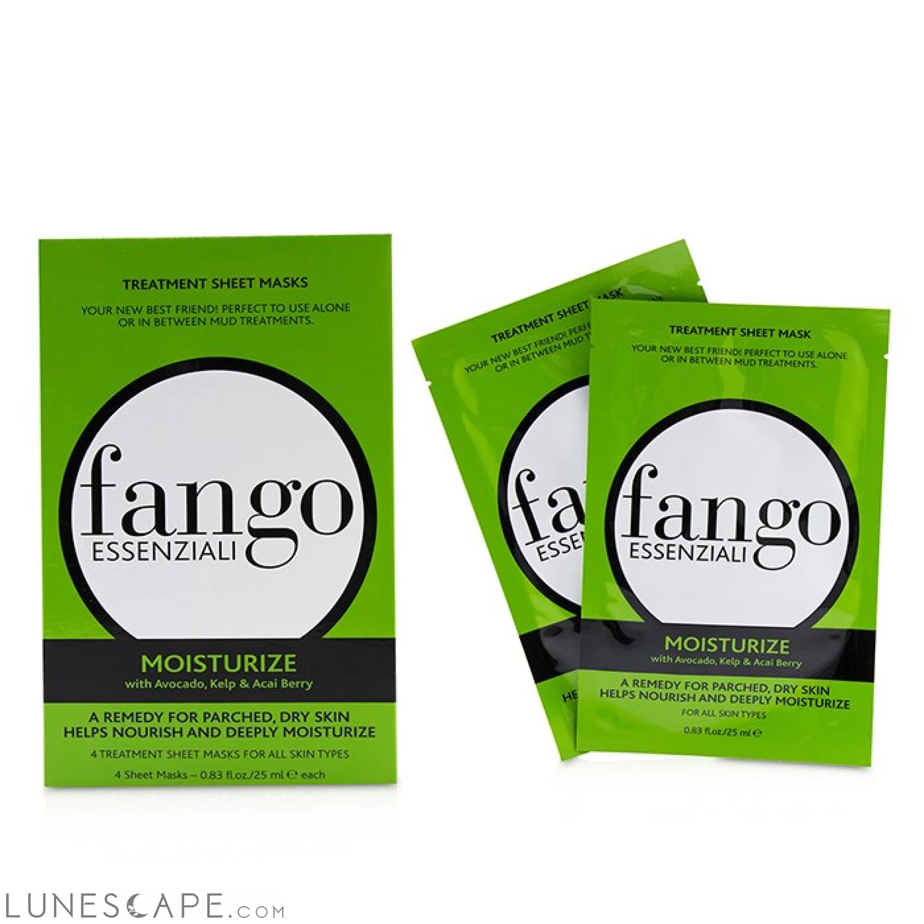 BORGHESE - Fango Essenziali Moisturize Treatment Sheet Masks LUNESCAPE