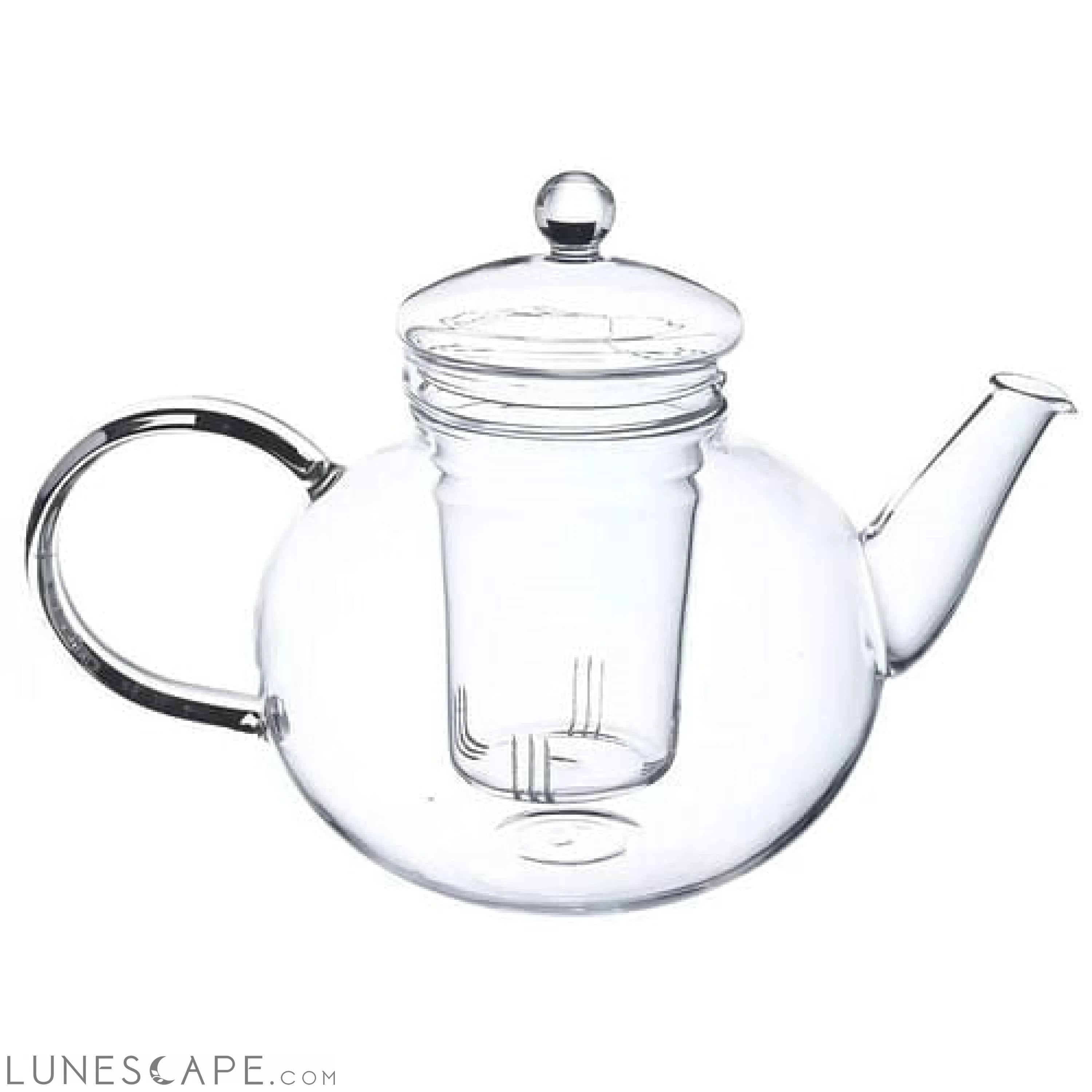 Borosilicate Glass 1.32 Quart Teapot with Removable Infuser LUNESCAPE