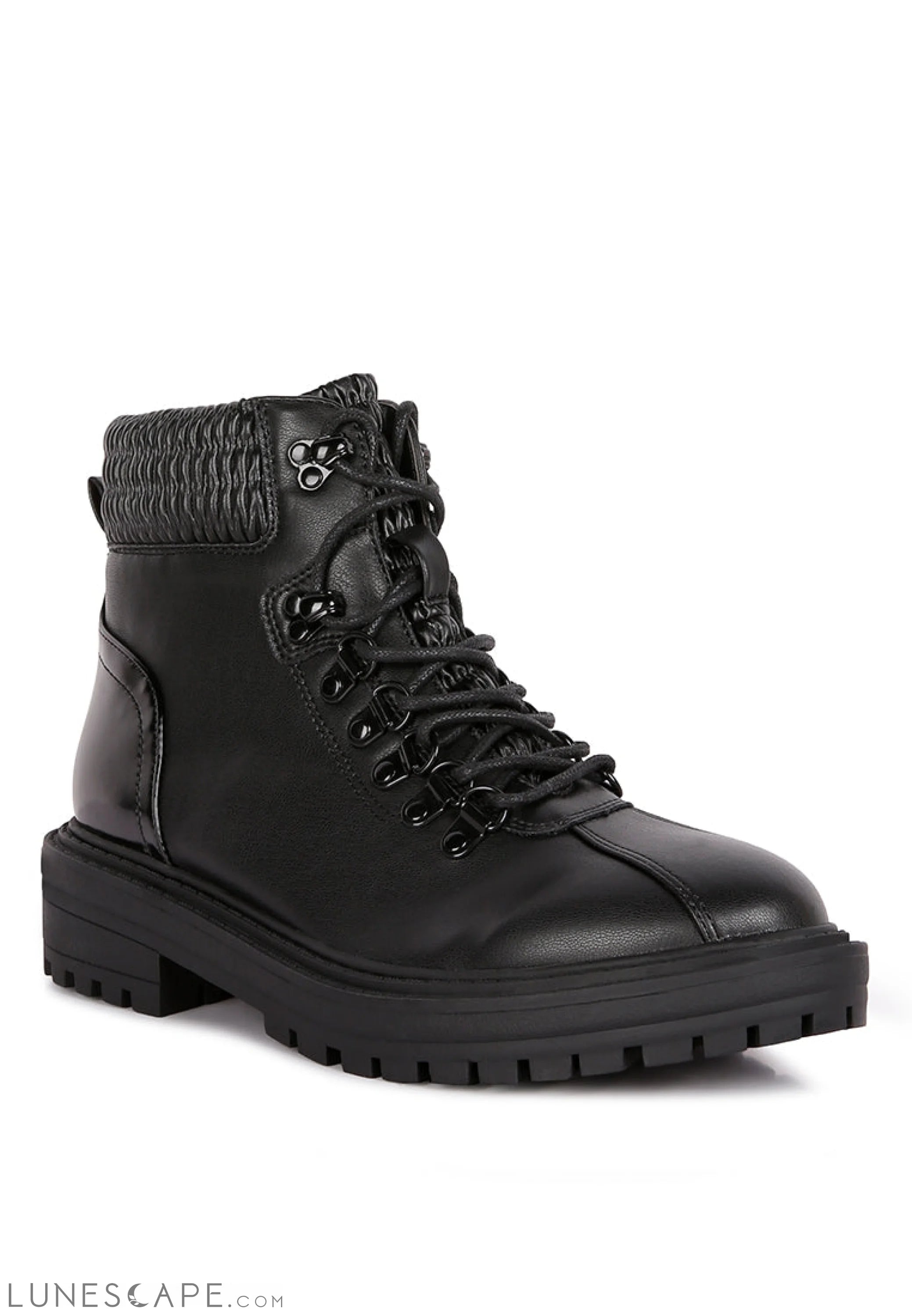 Boundless Faux Leather Ankle Upgraded Chelsea Boots LUNESCAPE