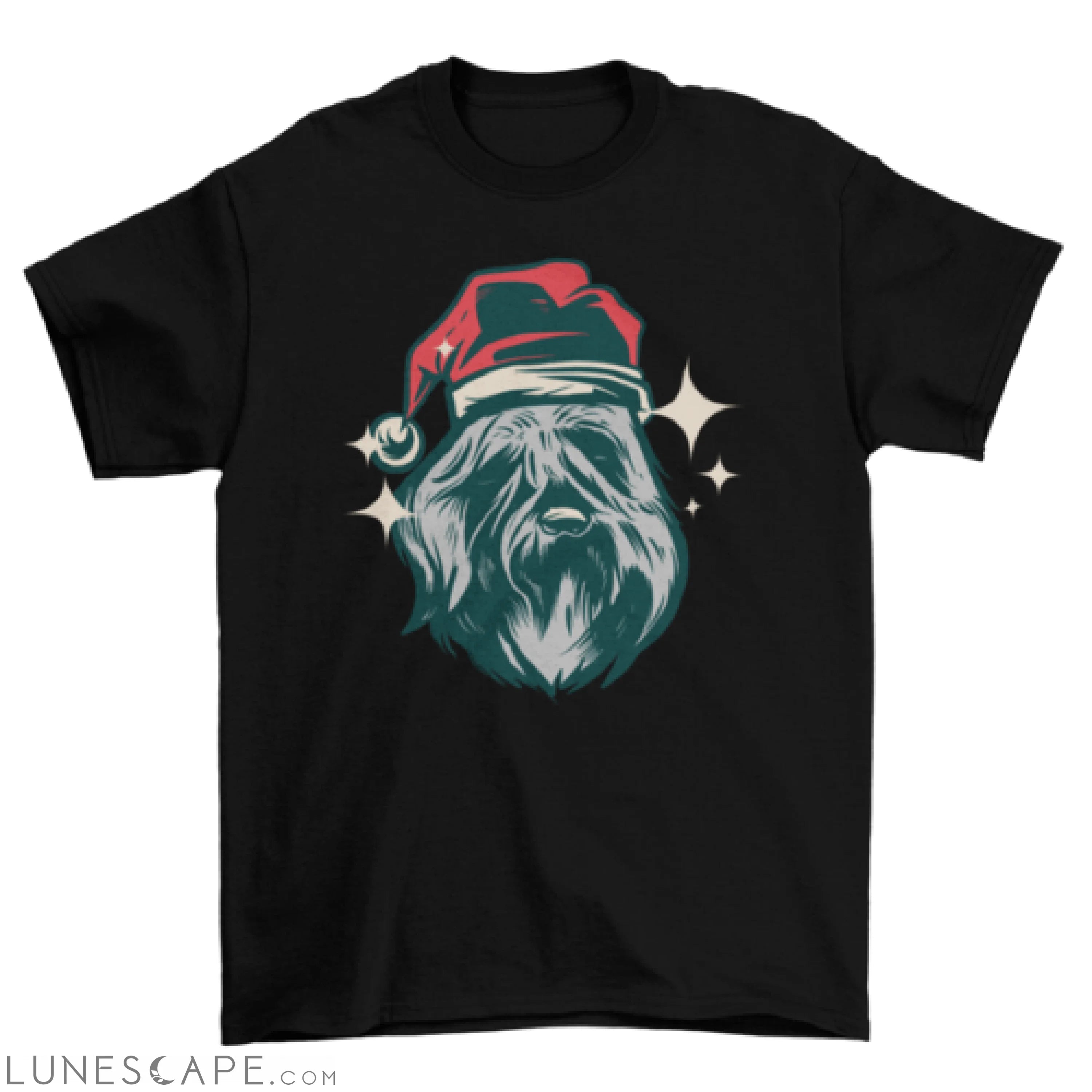 Bouvier des flandres christmas t-shirt LUNESCAPE