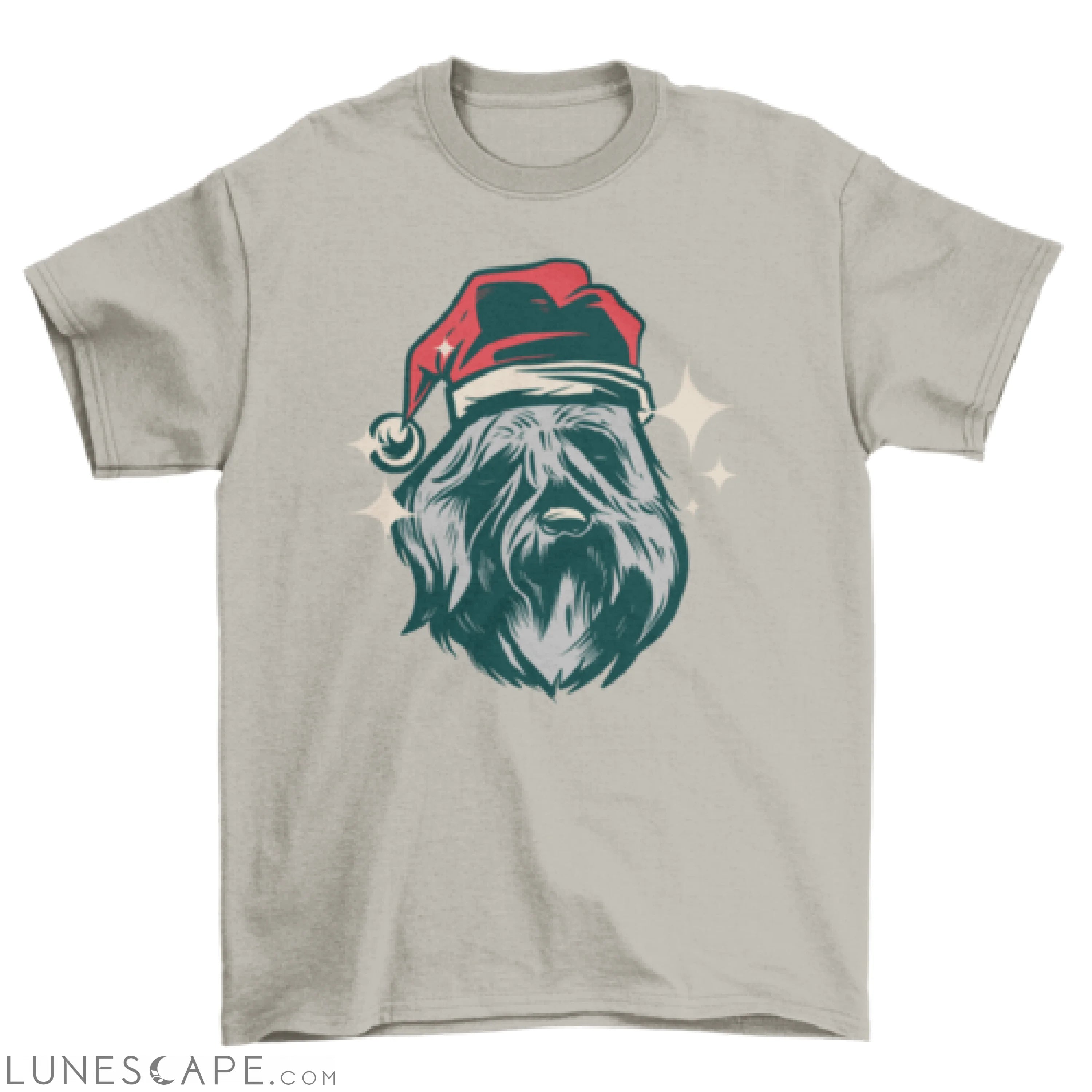 Bouvier des flandres christmas t-shirt LUNESCAPE