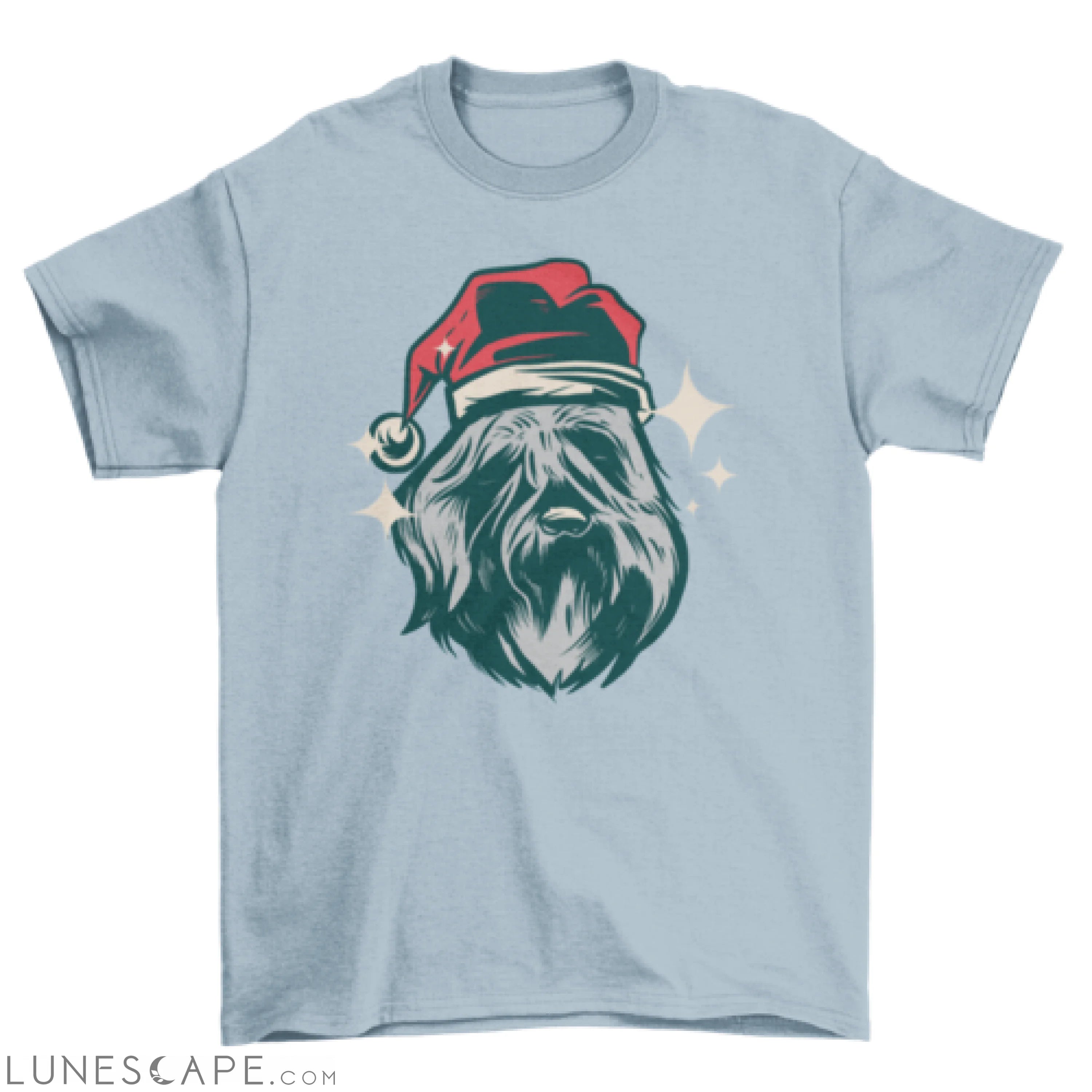 Bouvier des flandres christmas t-shirt LUNESCAPE